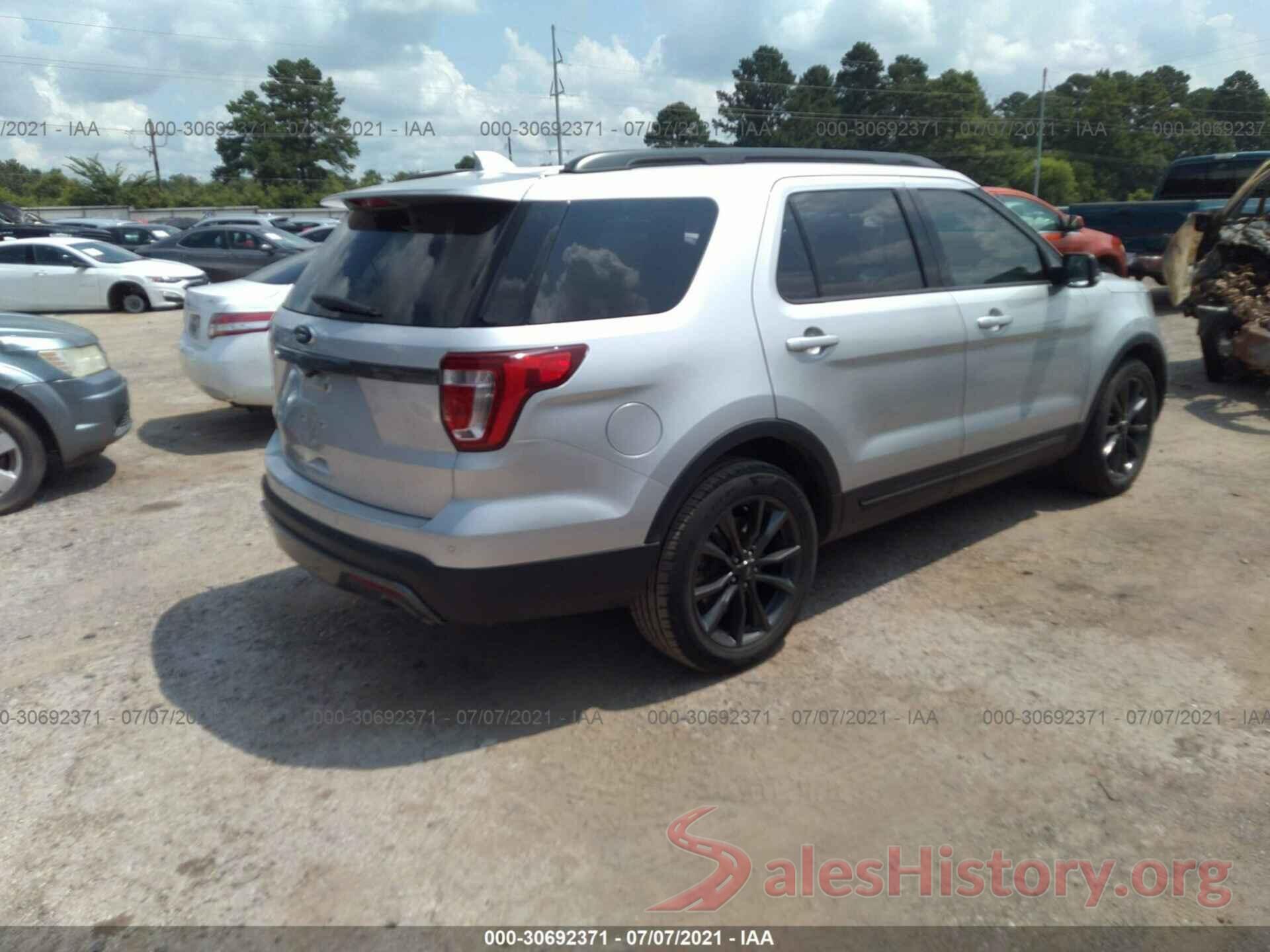 1FM5K7D81HGB69953 2017 FORD EXPLORER