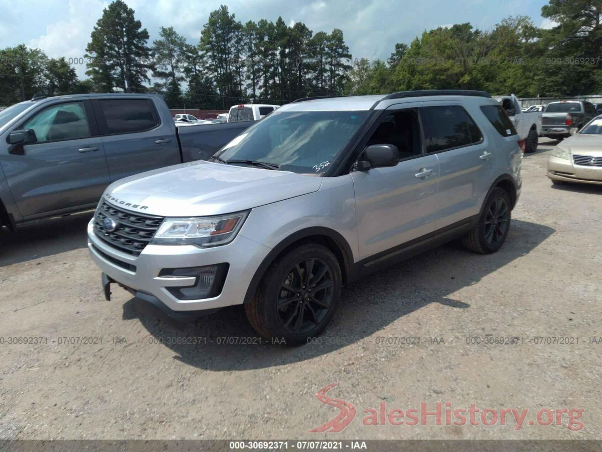 1FM5K7D81HGB69953 2017 FORD EXPLORER