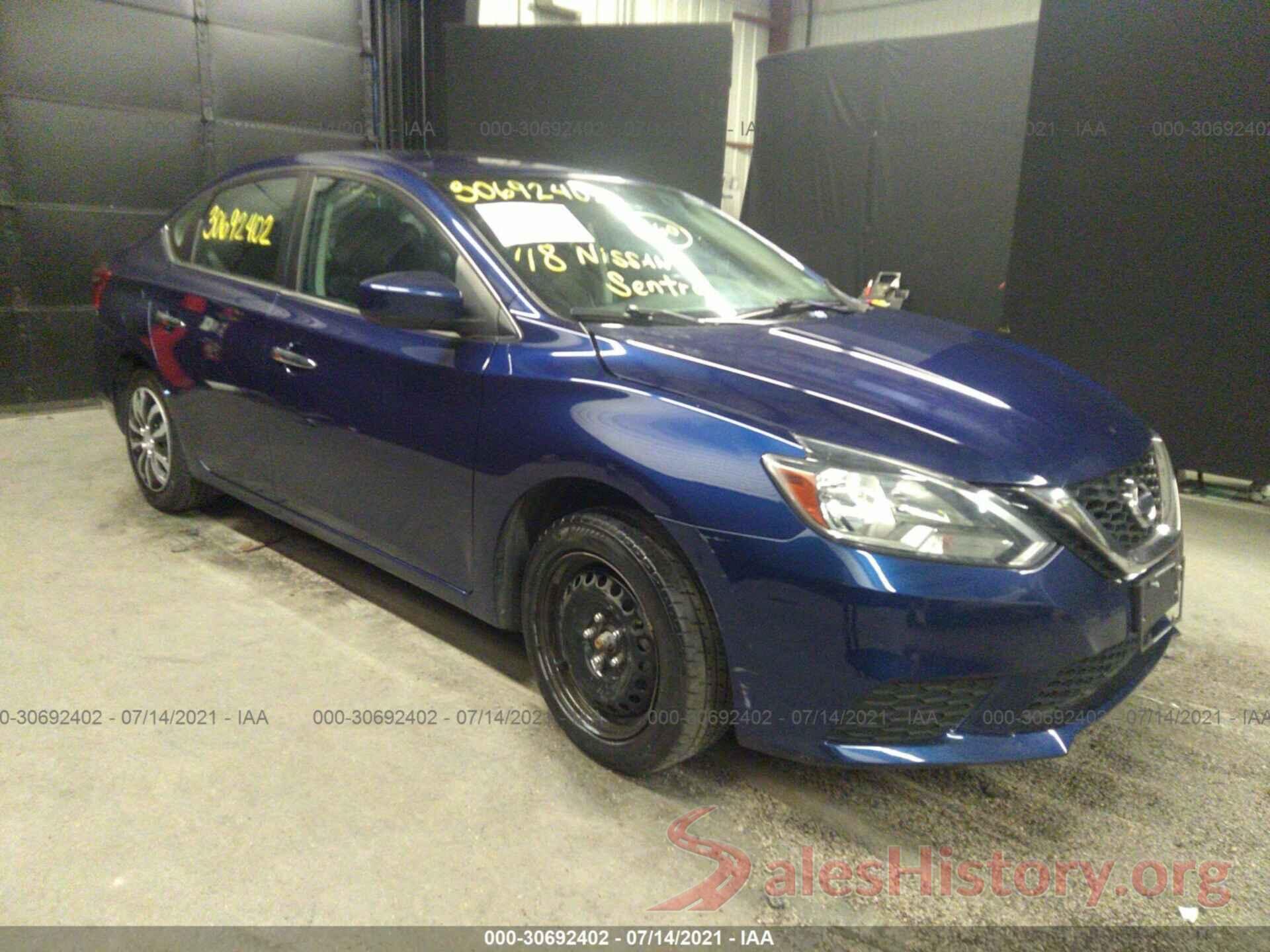 3N1AB7AP3JY298377 2018 NISSAN SENTRA