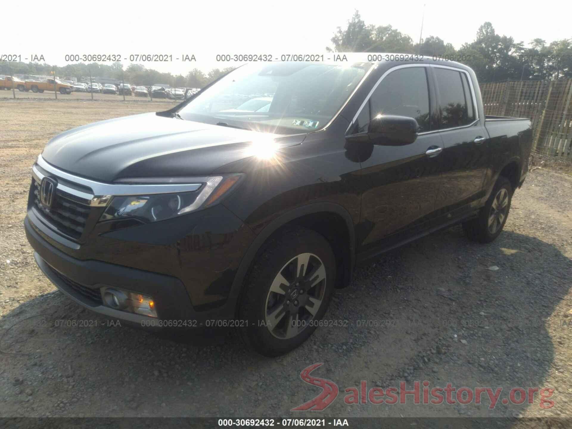 5FPYK3F72HB033461 2017 HONDA RIDGELINE