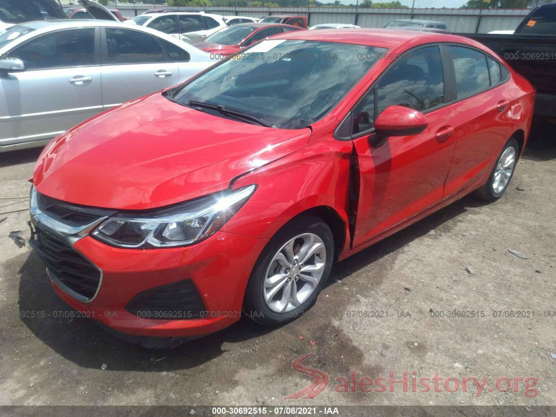 1G1BC5SMXK7109338 2019 CHEVROLET CRUZE