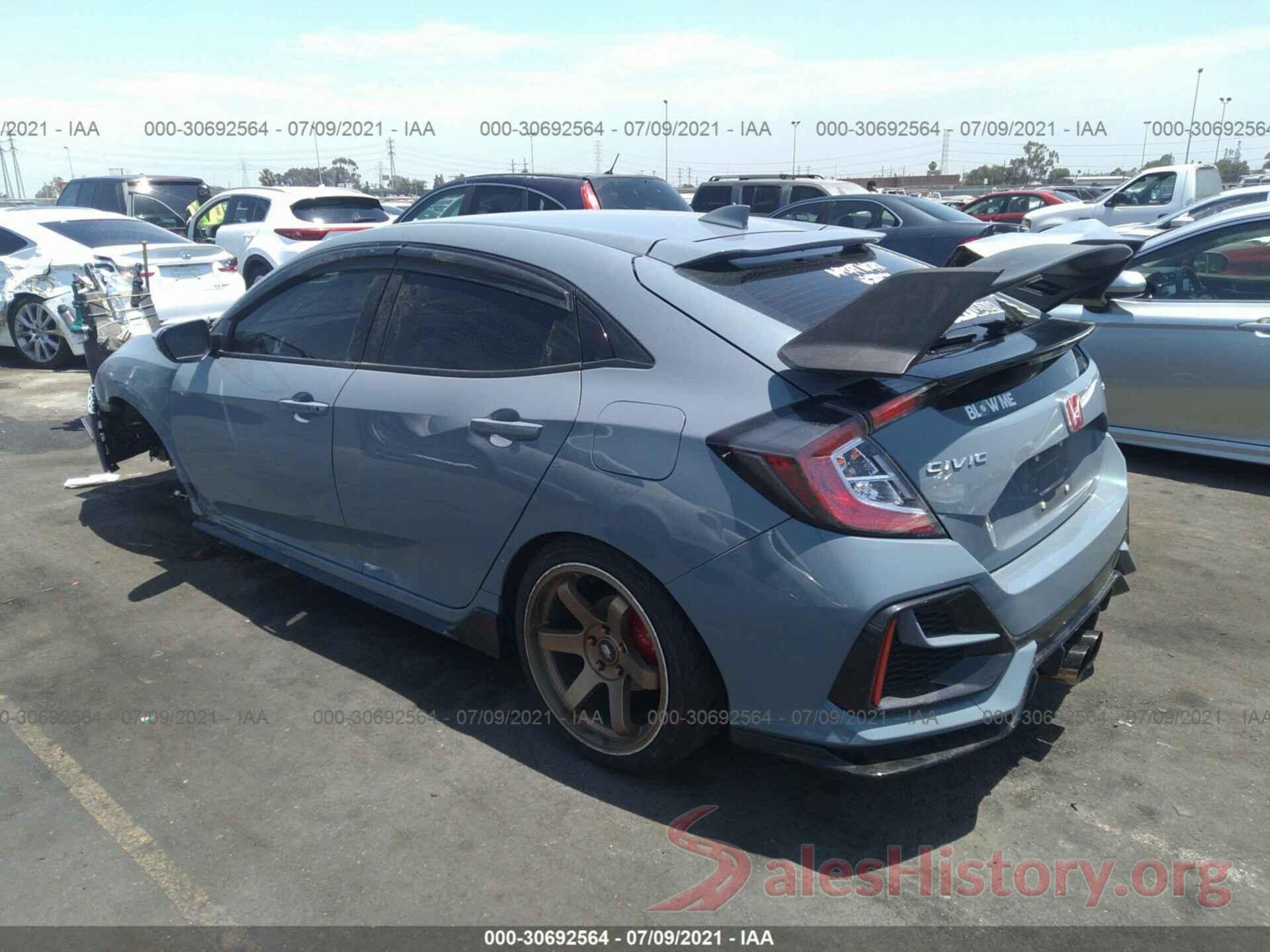 SHHFK7H42LU413207 2020 HONDA CIVIC HATCHBACK