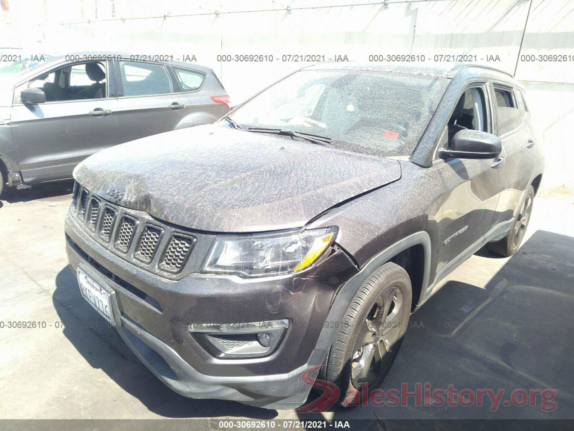 3C4NJCBB6KT654929 2019 JEEP COMPASS