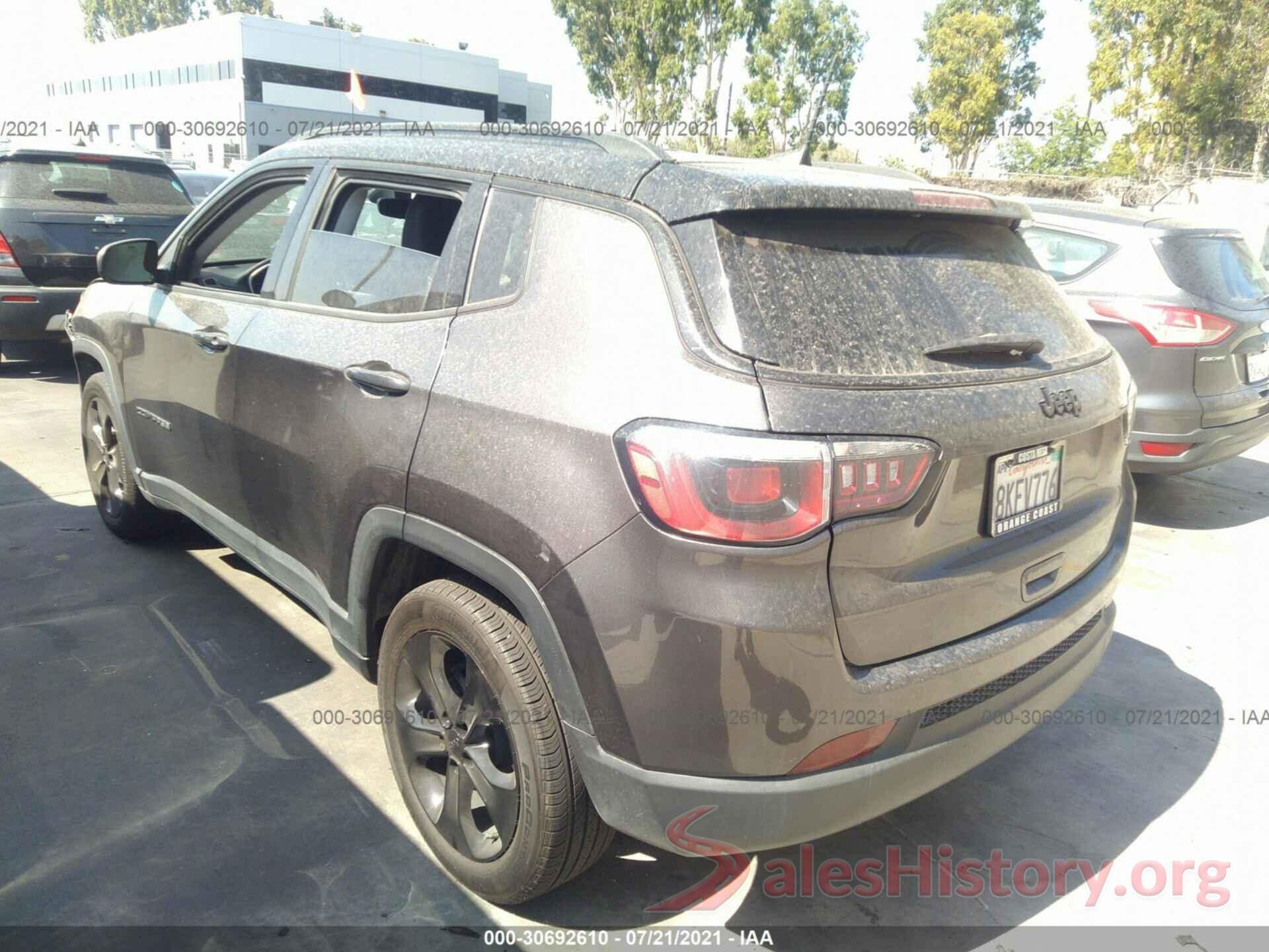 3C4NJCBB6KT654929 2019 JEEP COMPASS