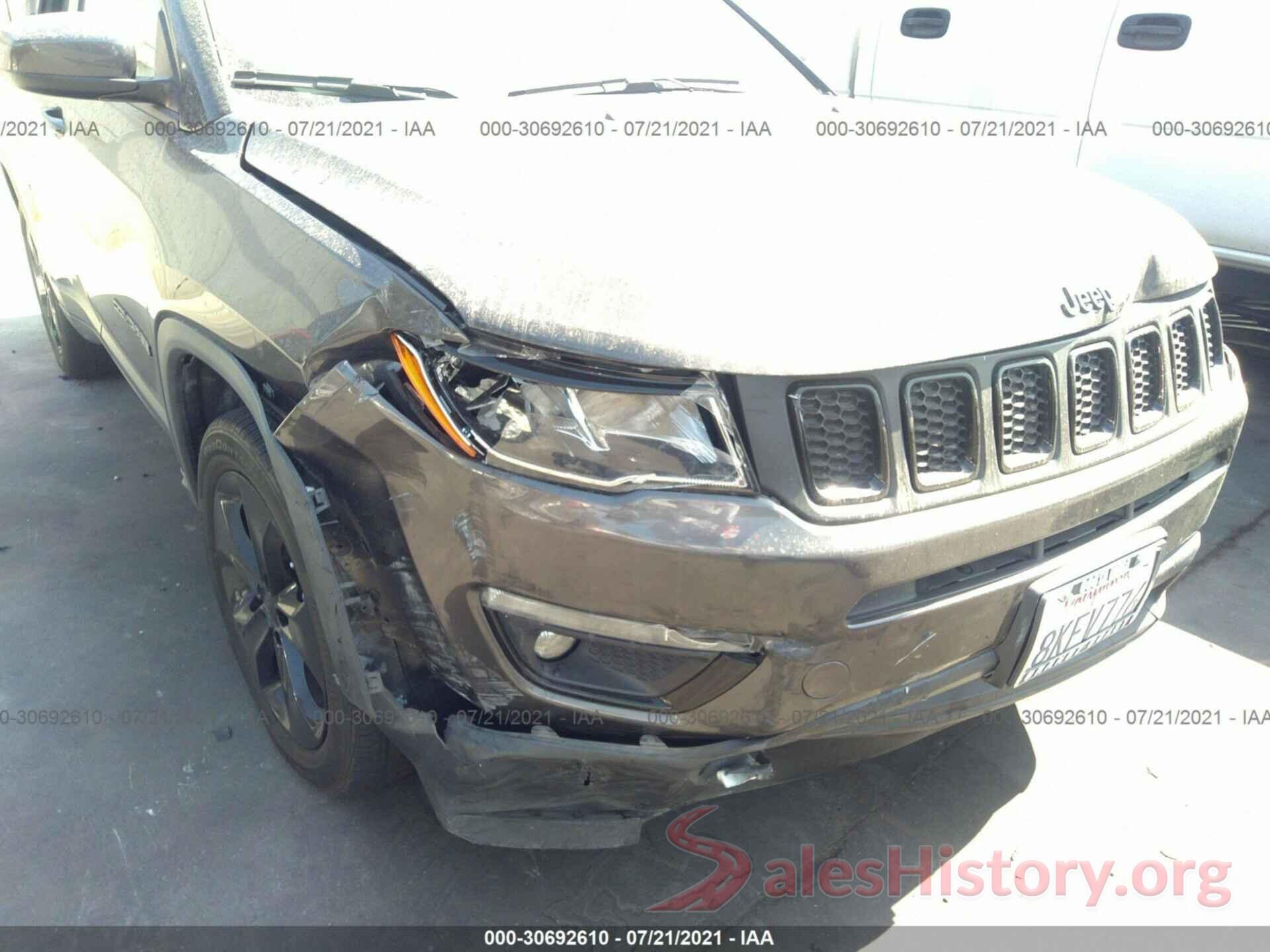 3C4NJCBB6KT654929 2019 JEEP COMPASS