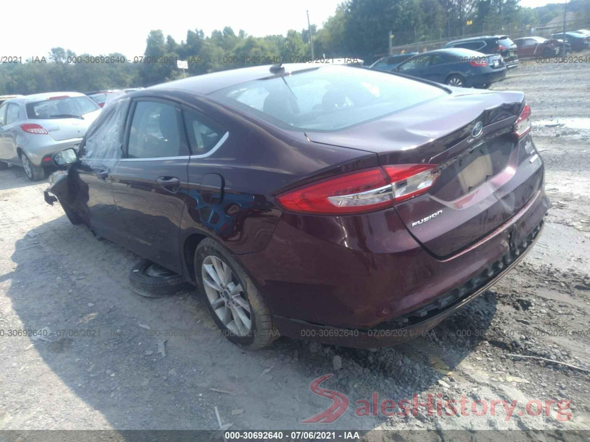 3FA6P0HD7HR118299 2017 FORD FUSION