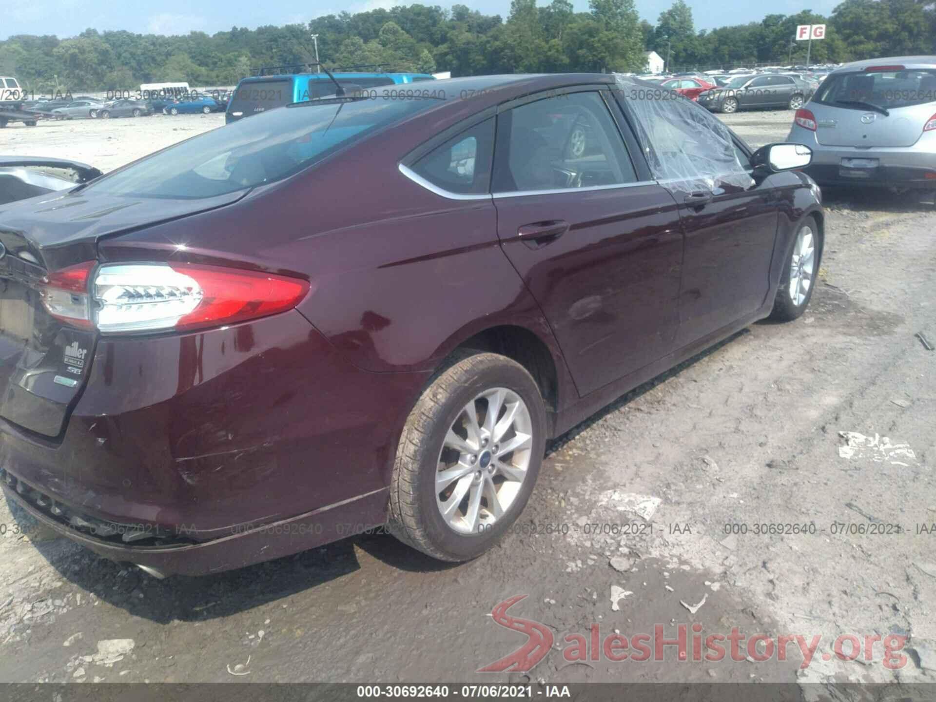 3FA6P0HD7HR118299 2017 FORD FUSION