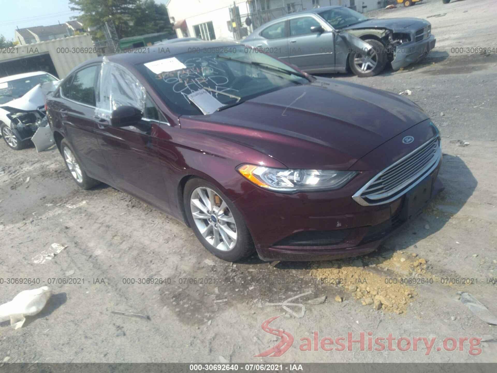 3FA6P0HD7HR118299 2017 FORD FUSION