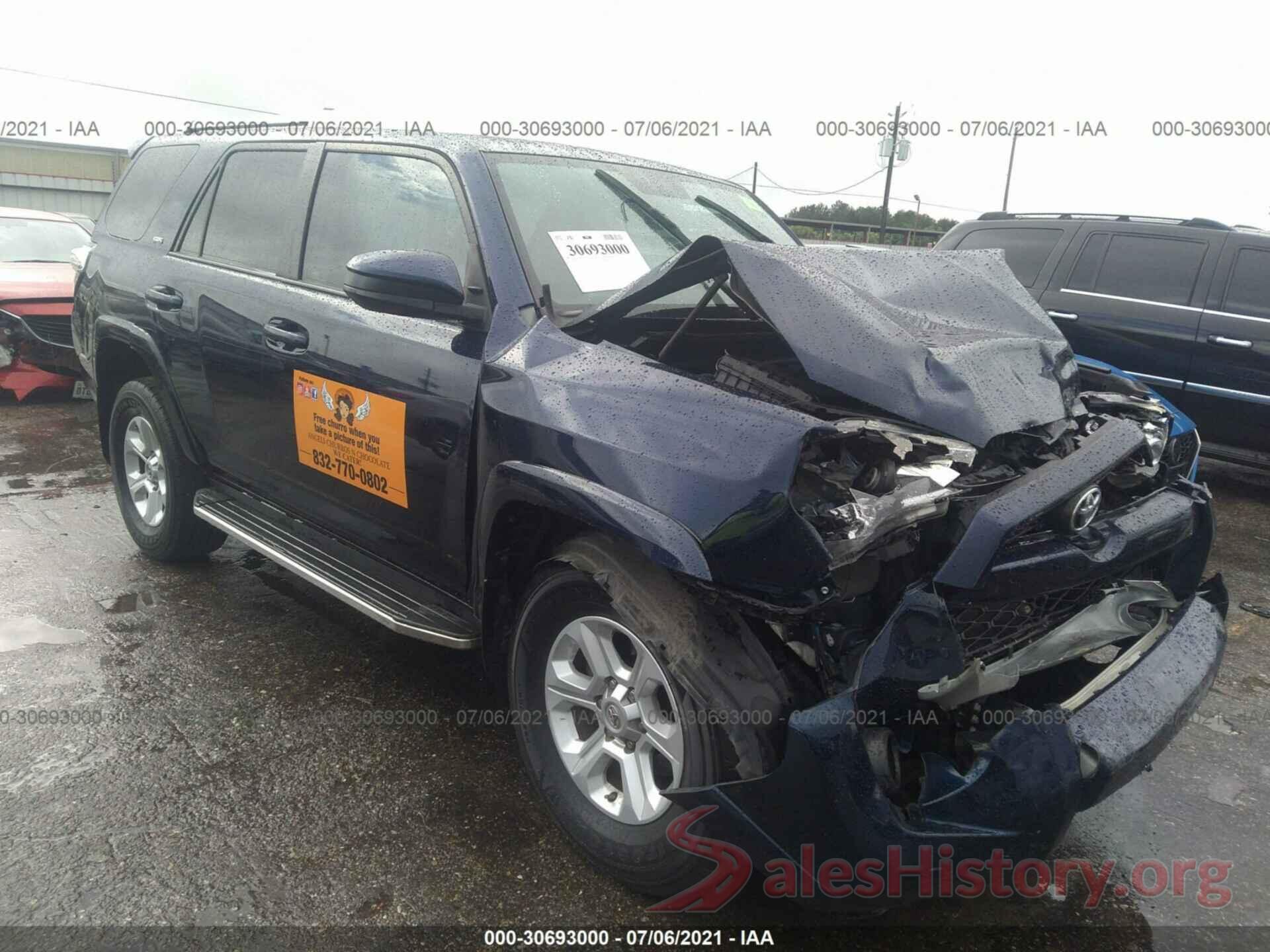 JTEZU5JR5G5117085 2016 TOYOTA 4RUNNER