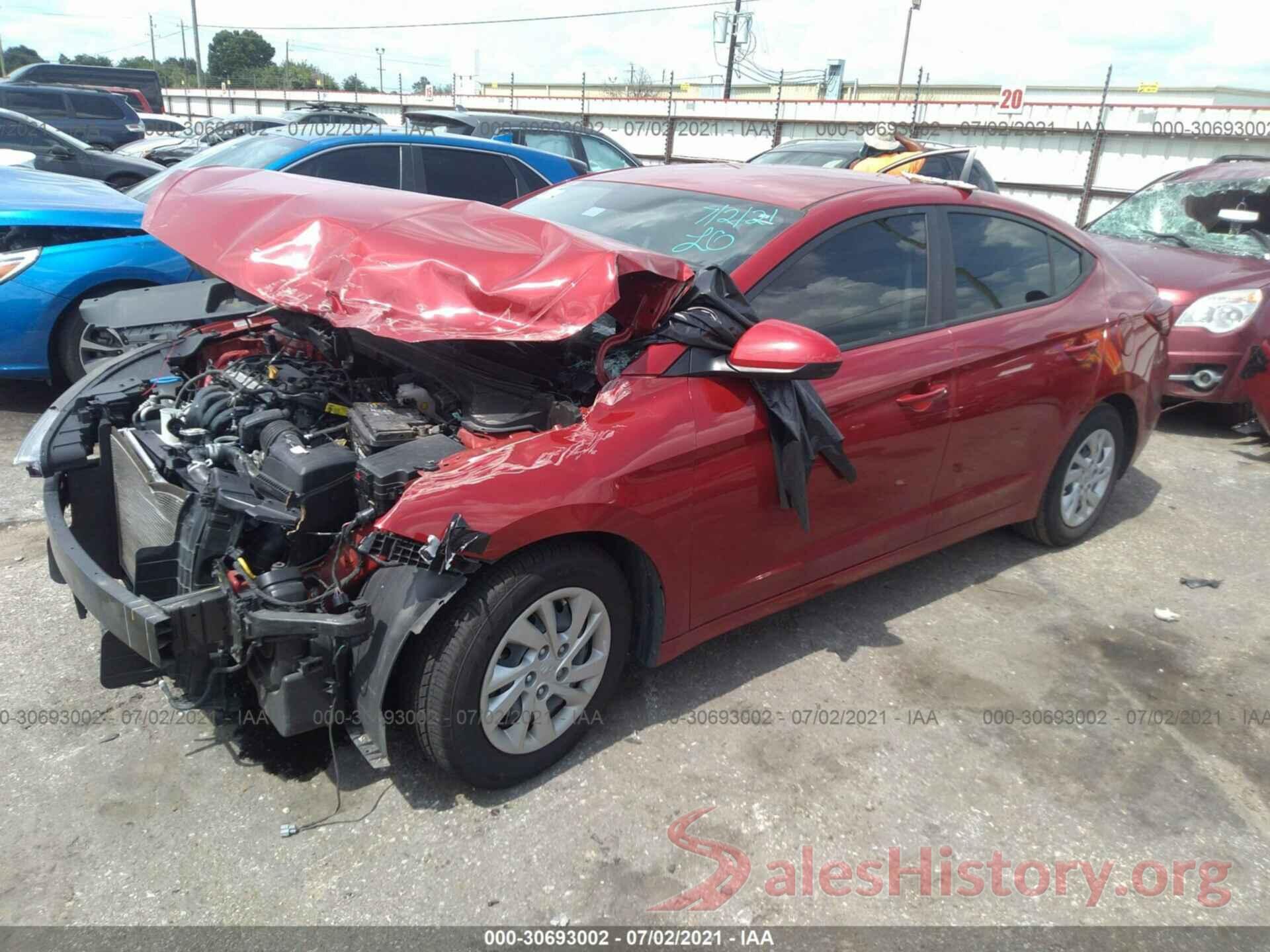 KMHD74LF1KU816596 2019 HYUNDAI ELANTRA