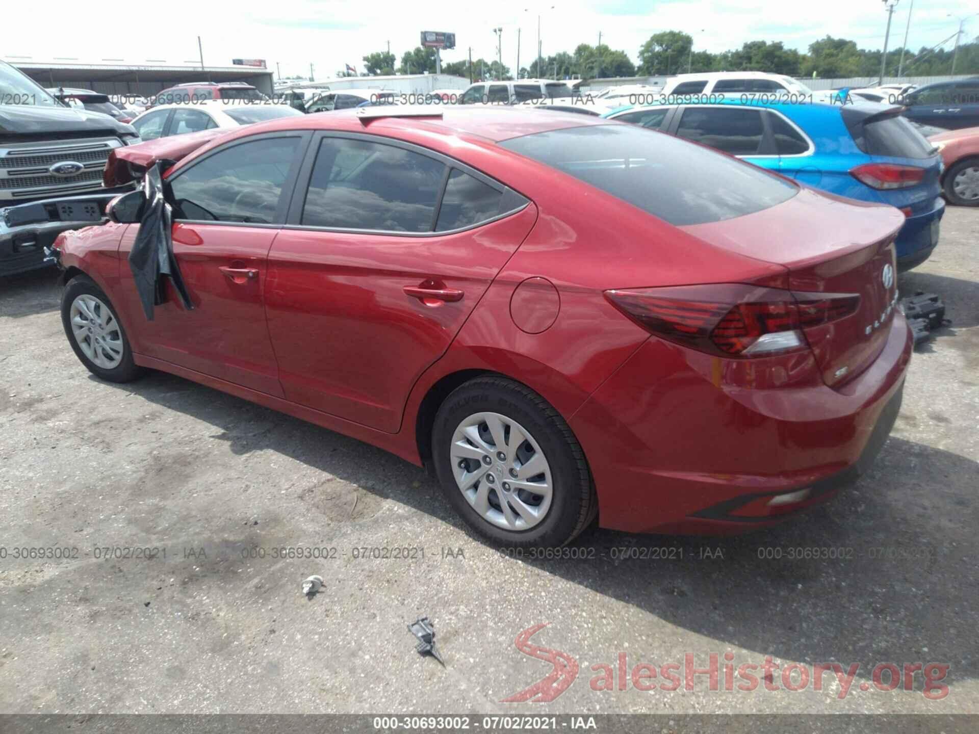 KMHD74LF1KU816596 2019 HYUNDAI ELANTRA