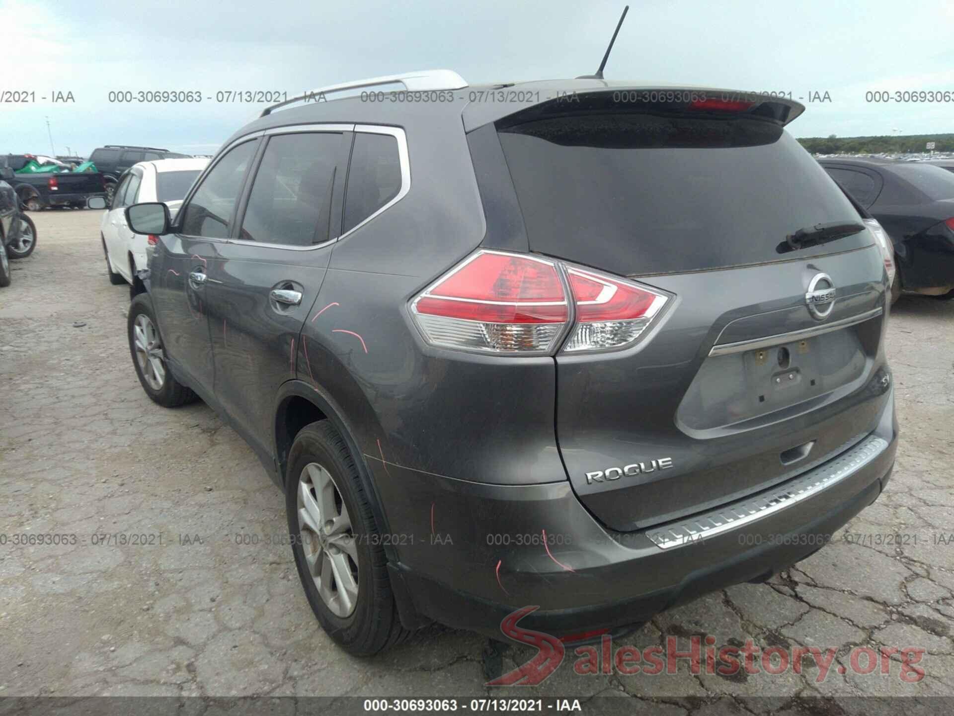 KNMAT2MTXGP682849 2016 NISSAN ROGUE