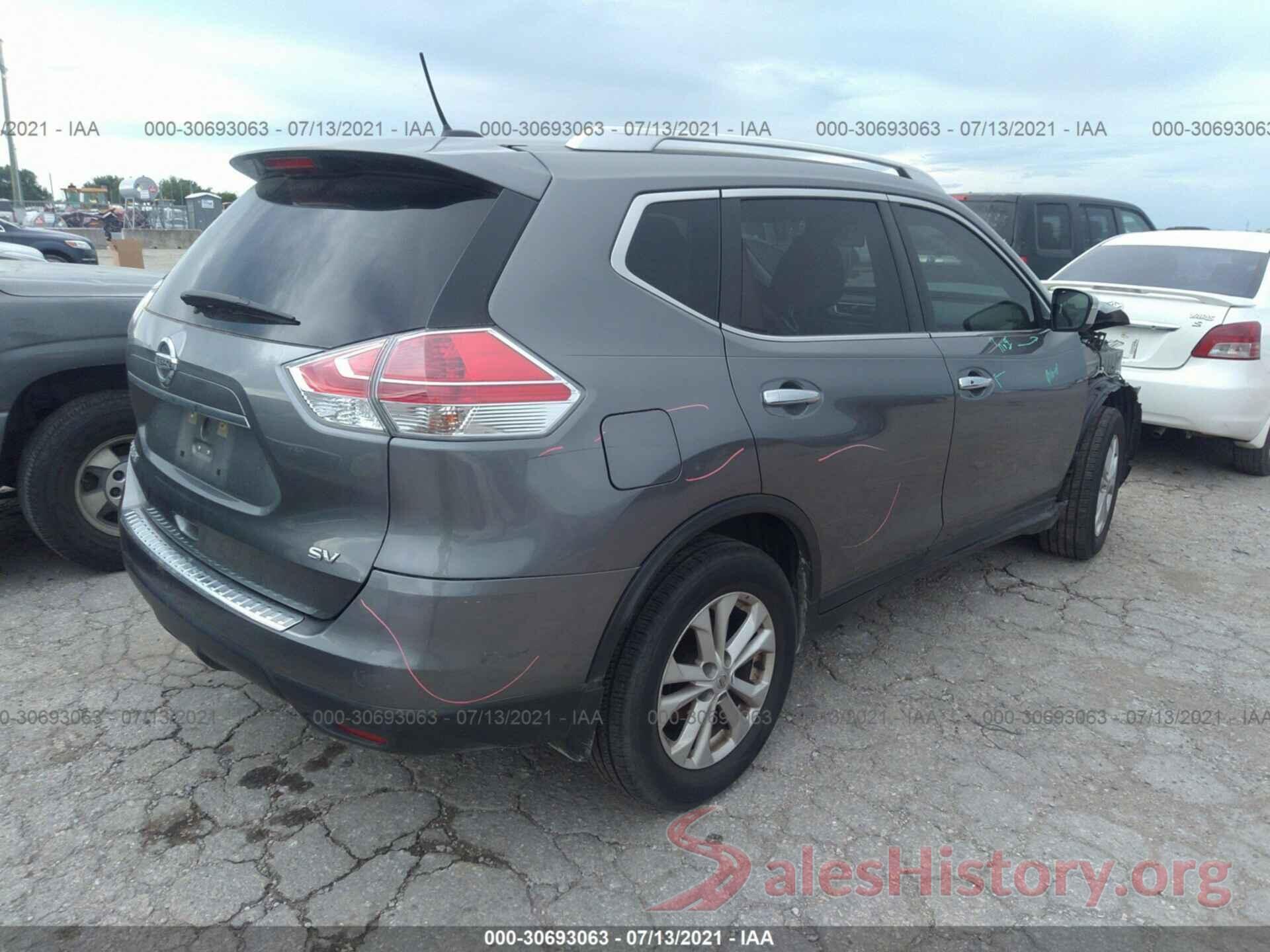 KNMAT2MTXGP682849 2016 NISSAN ROGUE