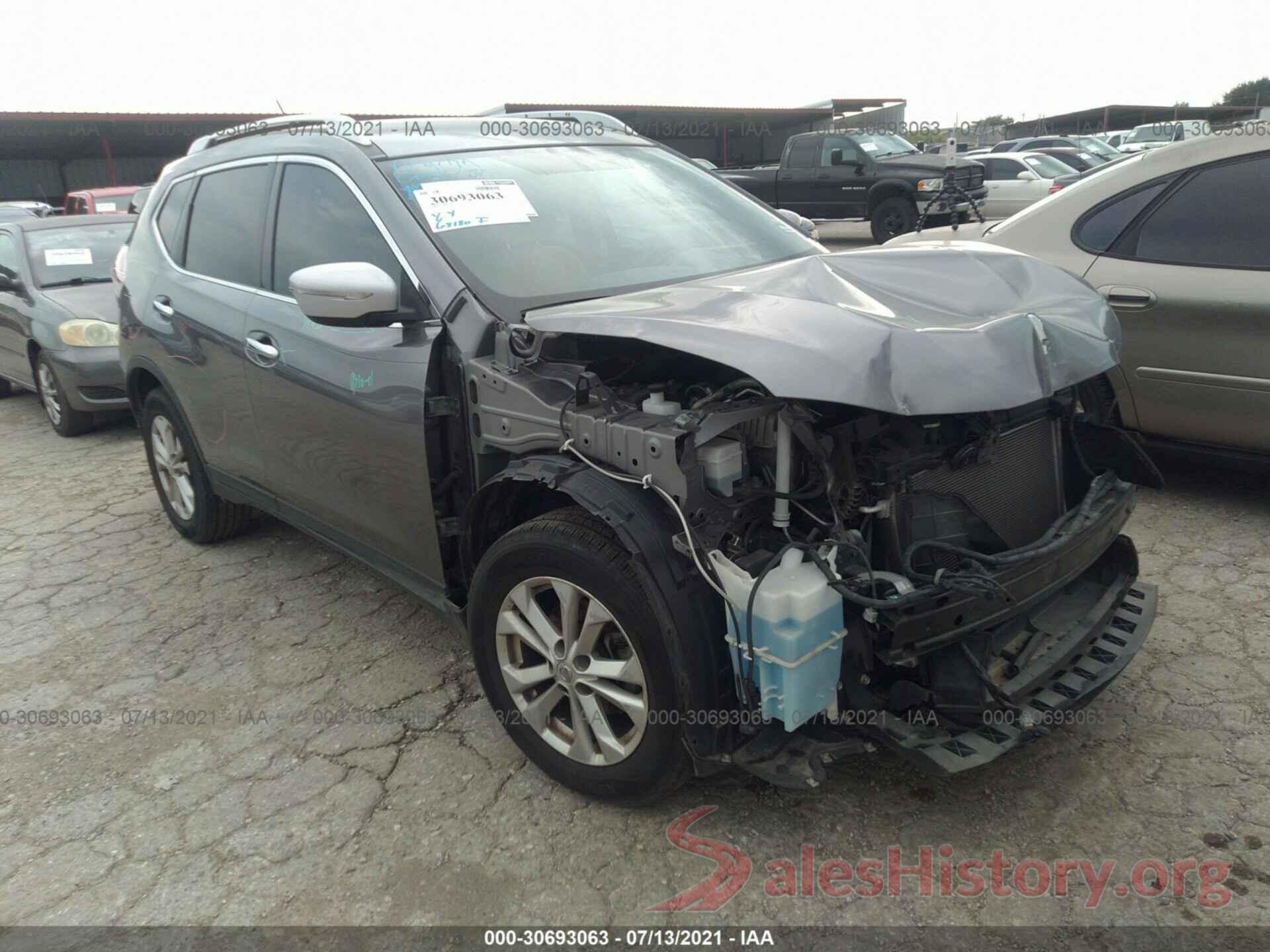 KNMAT2MTXGP682849 2016 NISSAN ROGUE