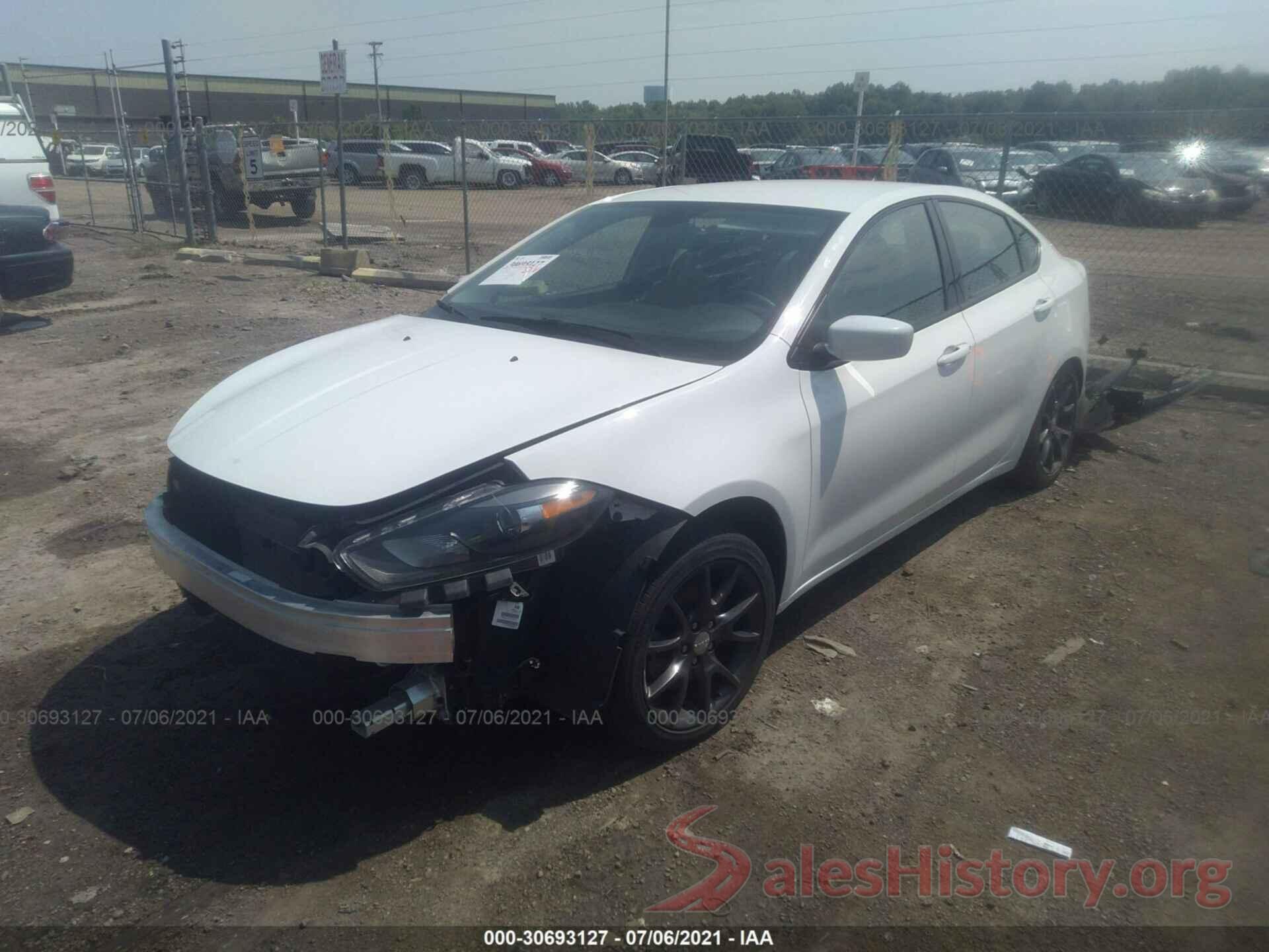 1C3CDFAAXGD728282 2016 DODGE DART