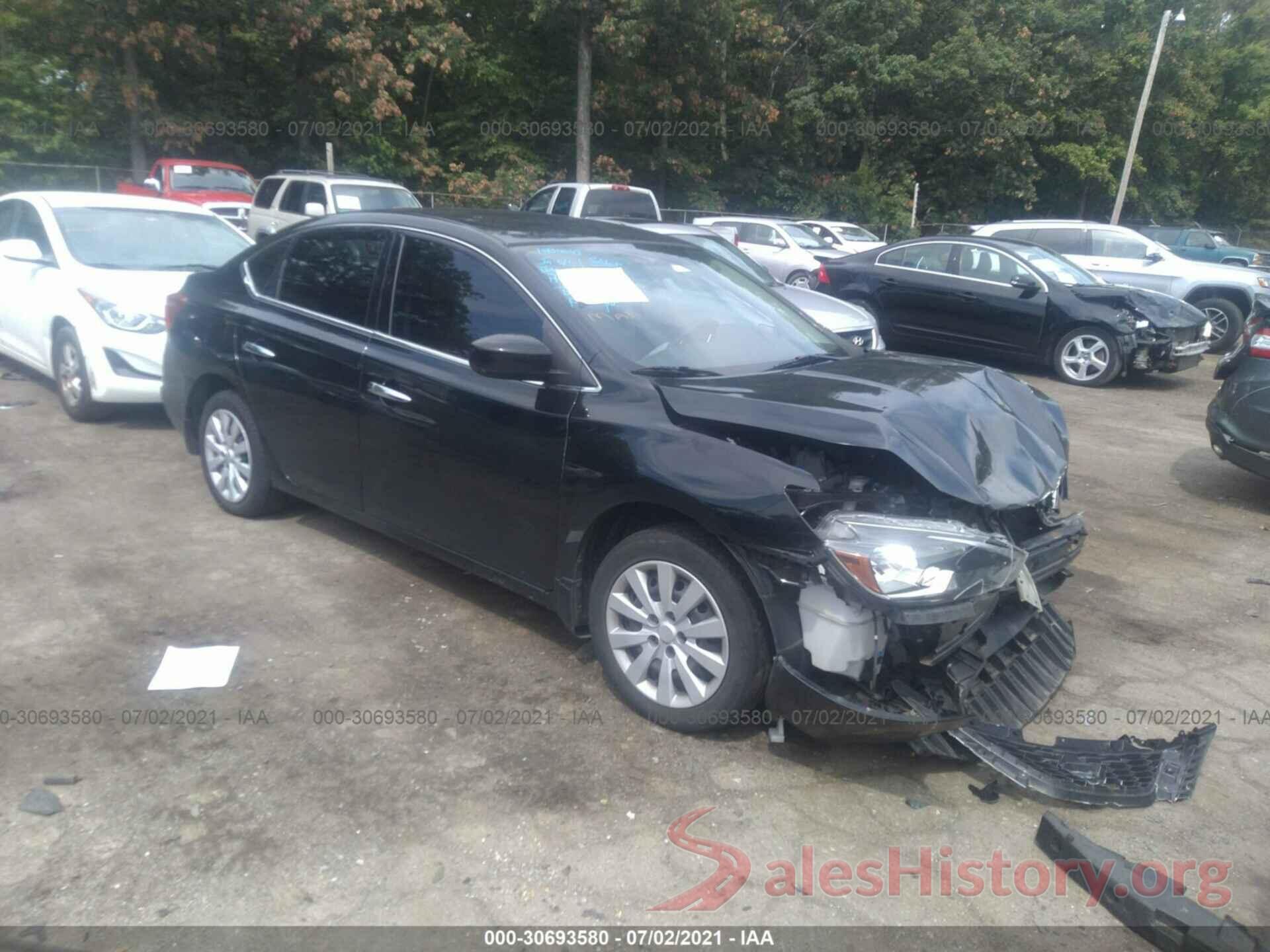 3N1AB7AP8HY216587 2017 NISSAN SENTRA