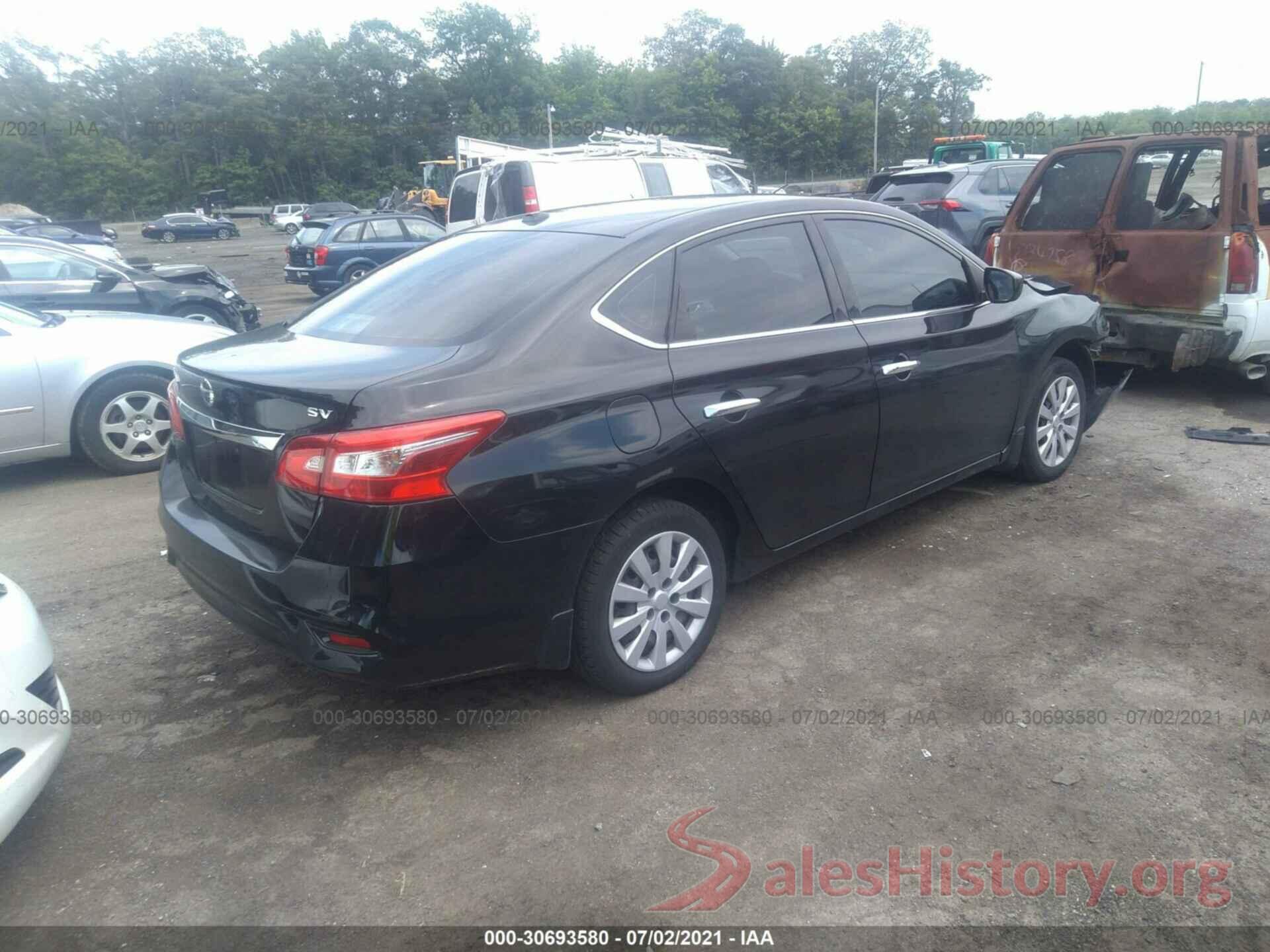 3N1AB7AP8HY216587 2017 NISSAN SENTRA