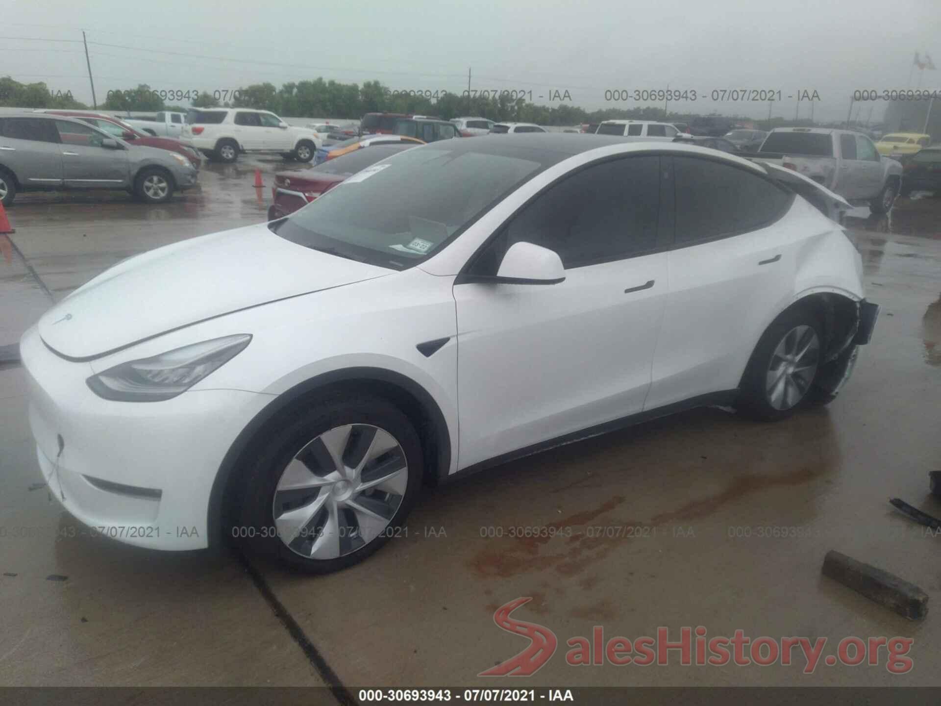 5YJYGDED6MF109152 2021 TESLA MODEL Y