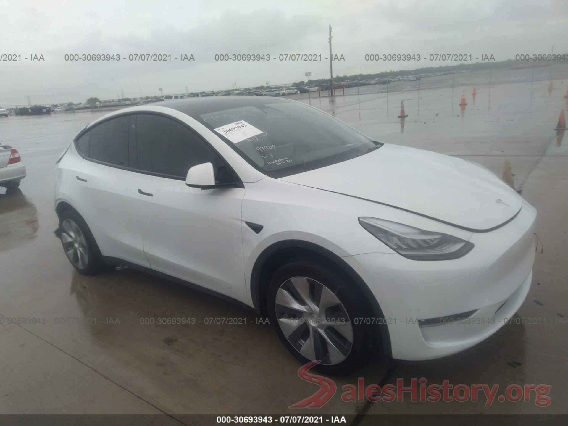 5YJYGDED6MF109152 2021 TESLA MODEL Y