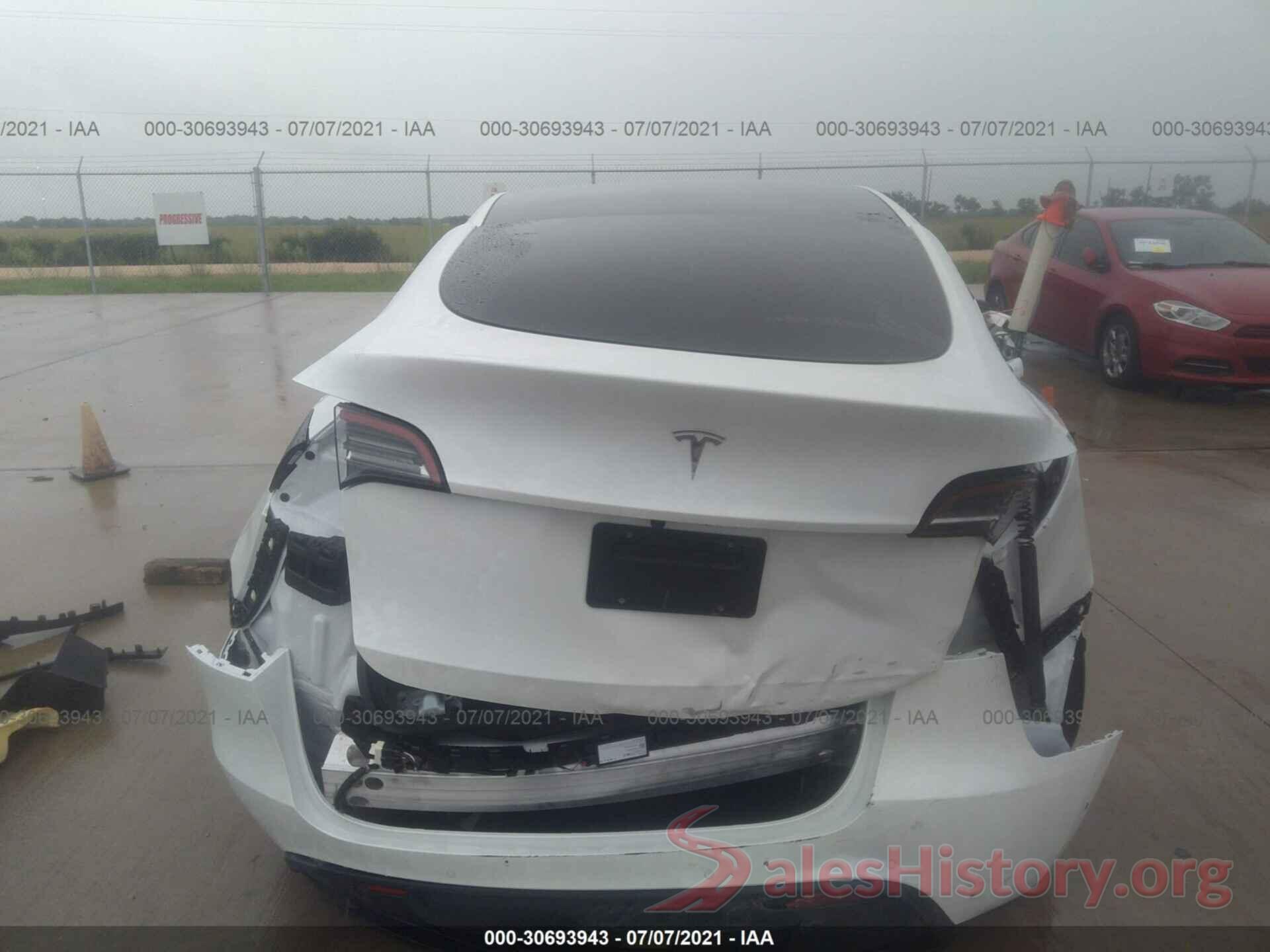 5YJYGDED6MF109152 2021 TESLA MODEL Y