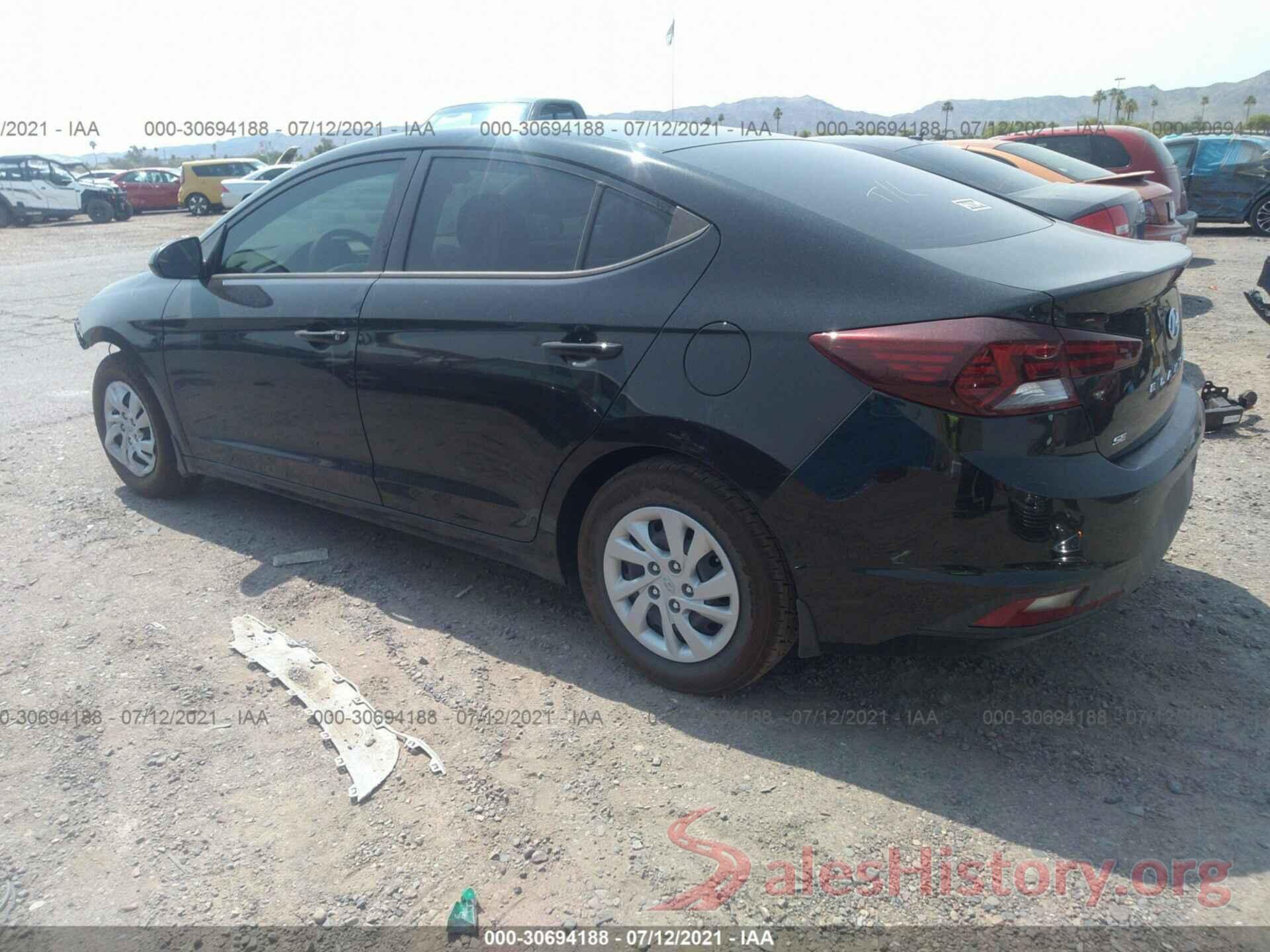 5NPD74LF9LH524212 2020 HYUNDAI ELANTRA