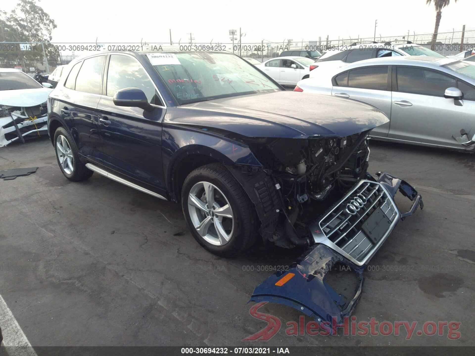 WA1ANAFYXL2100277 2020 AUDI Q5