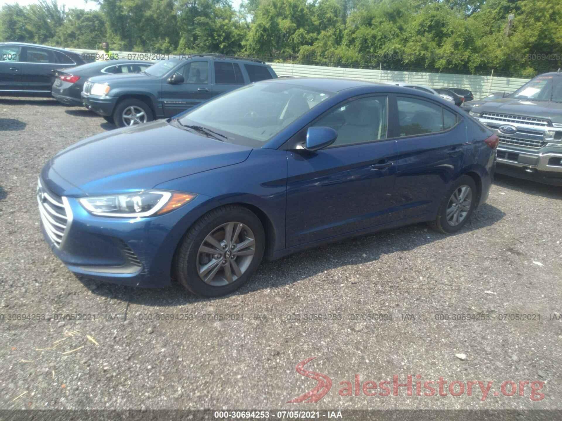 5NPD84LF0JH258492 2018 HYUNDAI ELANTRA