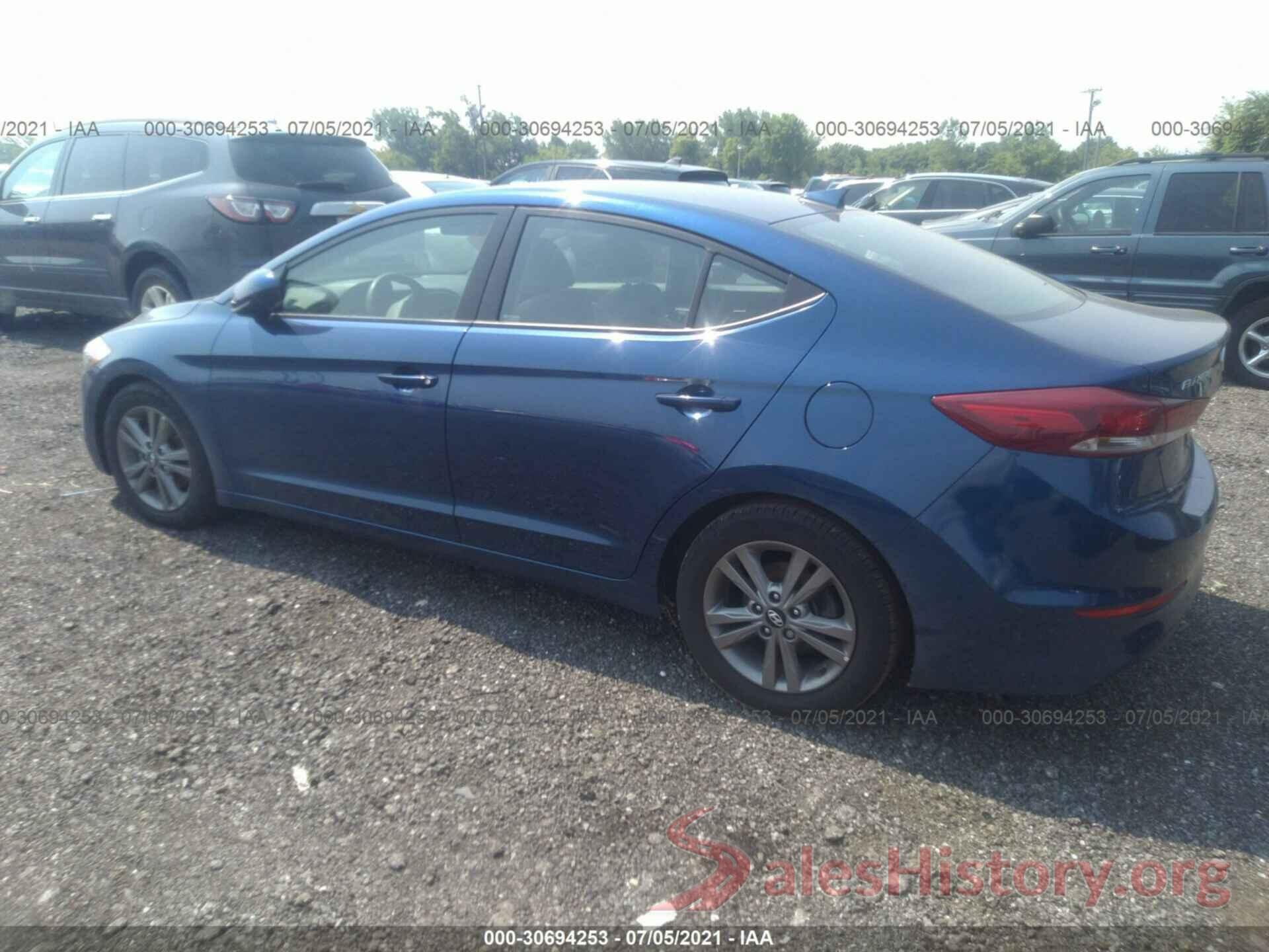 5NPD84LF0JH258492 2018 HYUNDAI ELANTRA