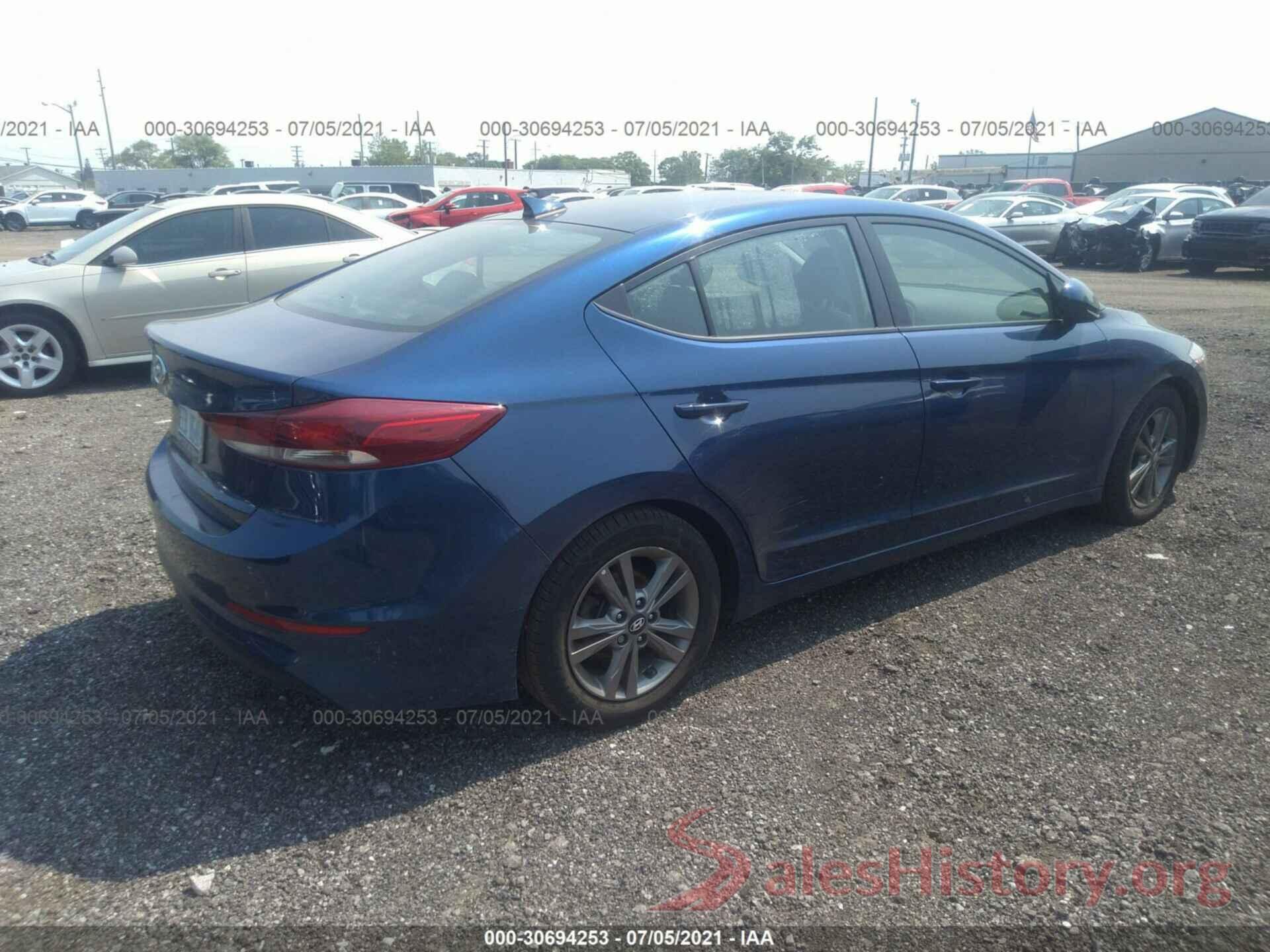 5NPD84LF0JH258492 2018 HYUNDAI ELANTRA