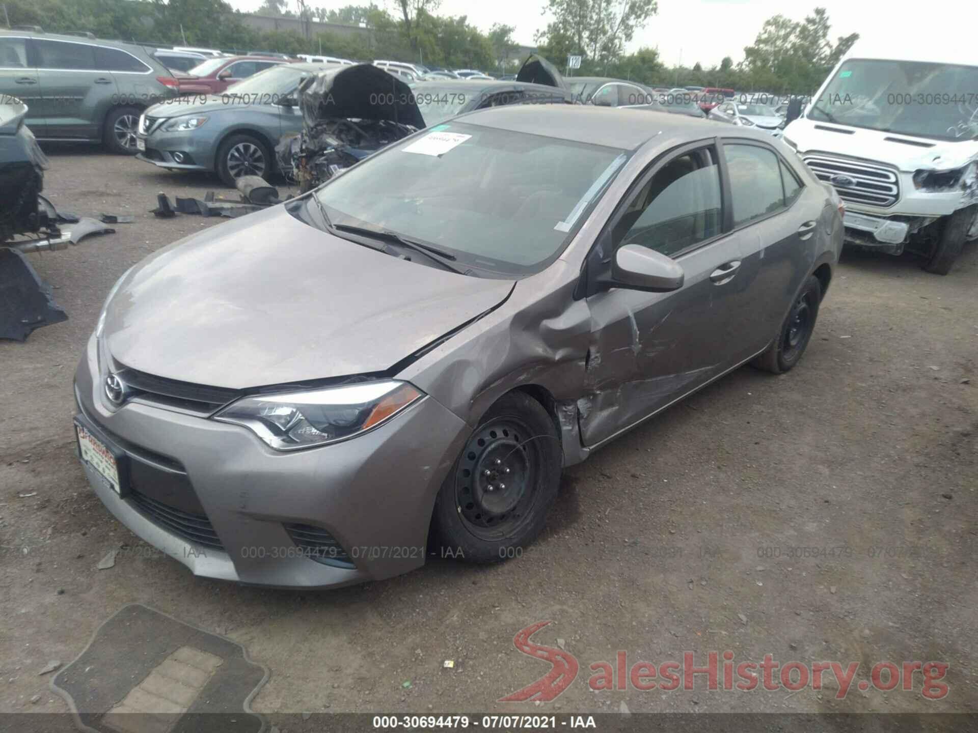 2T1BURHE0GC663280 2016 TOYOTA COROLLA