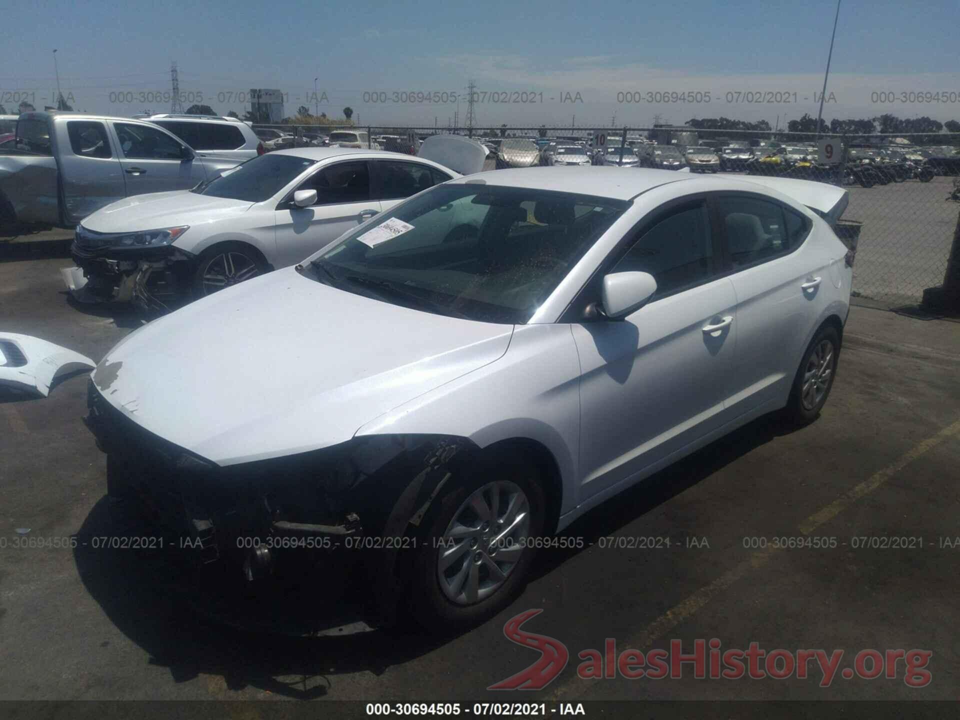 5NPD74LFXHH081852 2017 HYUNDAI ELANTRA