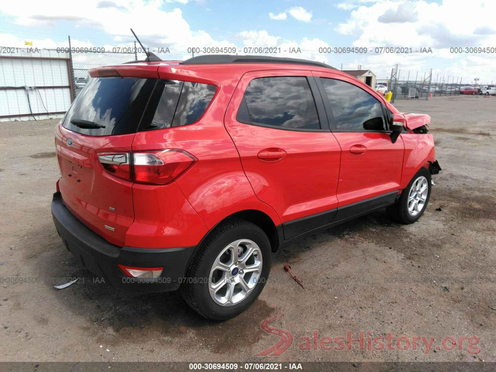 MAJ3S2GE6KC273195 2019 FORD ECOSPORT