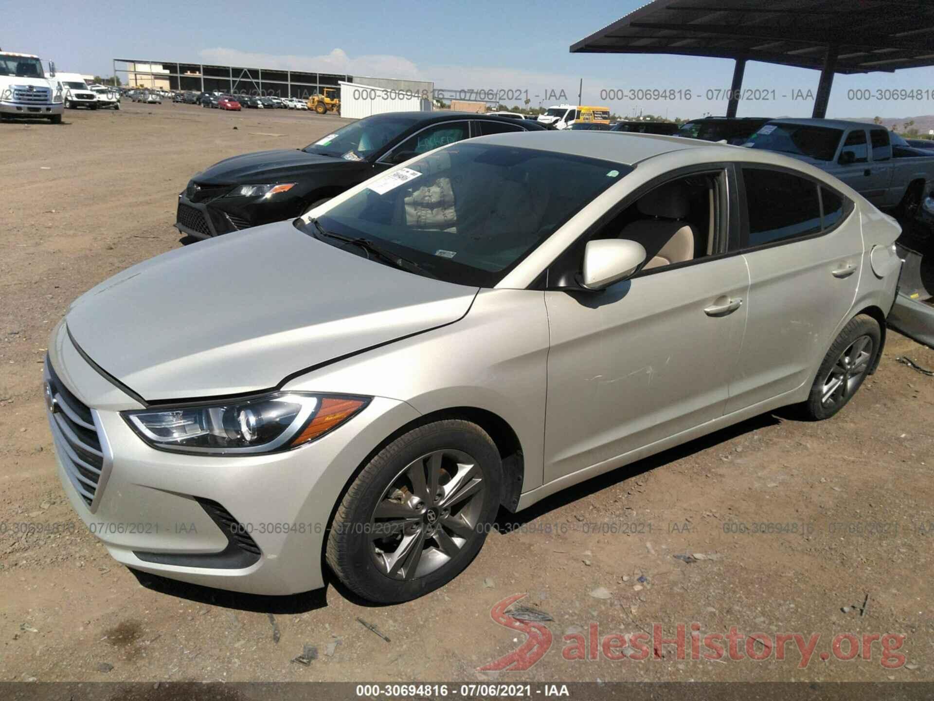 5NPD84LFXHH060707 2017 HYUNDAI ELANTRA