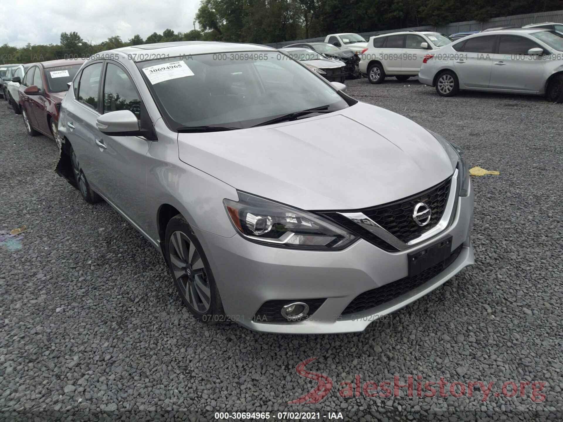 3N1AB7AP3JY206040 2018 NISSAN SENTRA