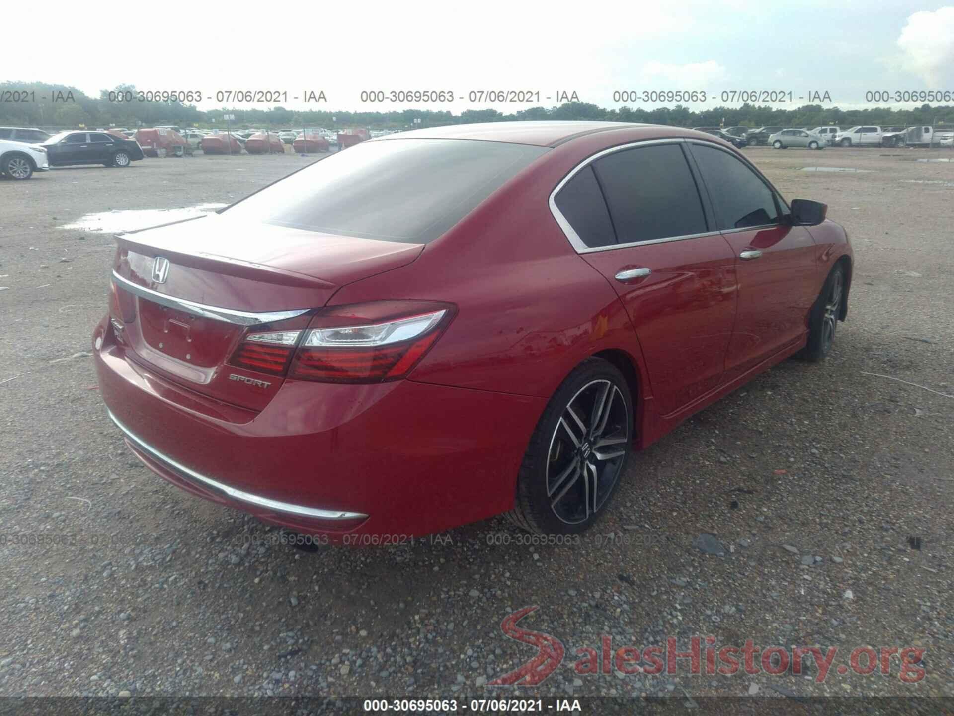 1HGCR2F63GA175570 2016 HONDA ACCORD SEDAN