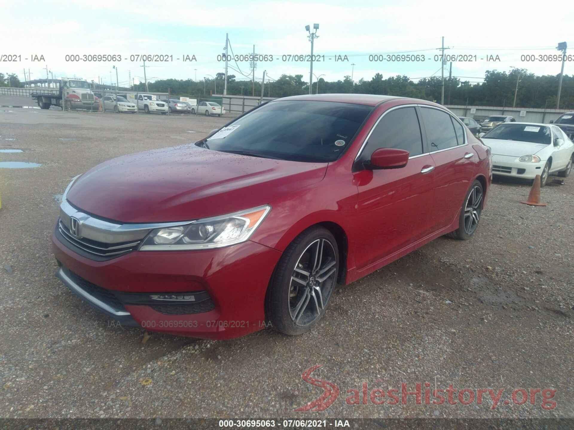 1HGCR2F63GA175570 2016 HONDA ACCORD SEDAN