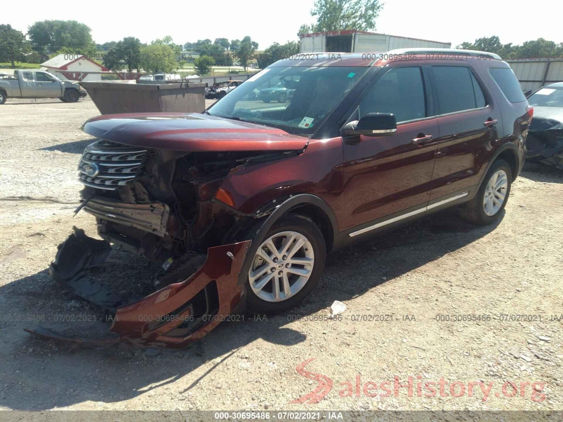 1FM5K7D87GGB09304 2016 FORD EXPLORER