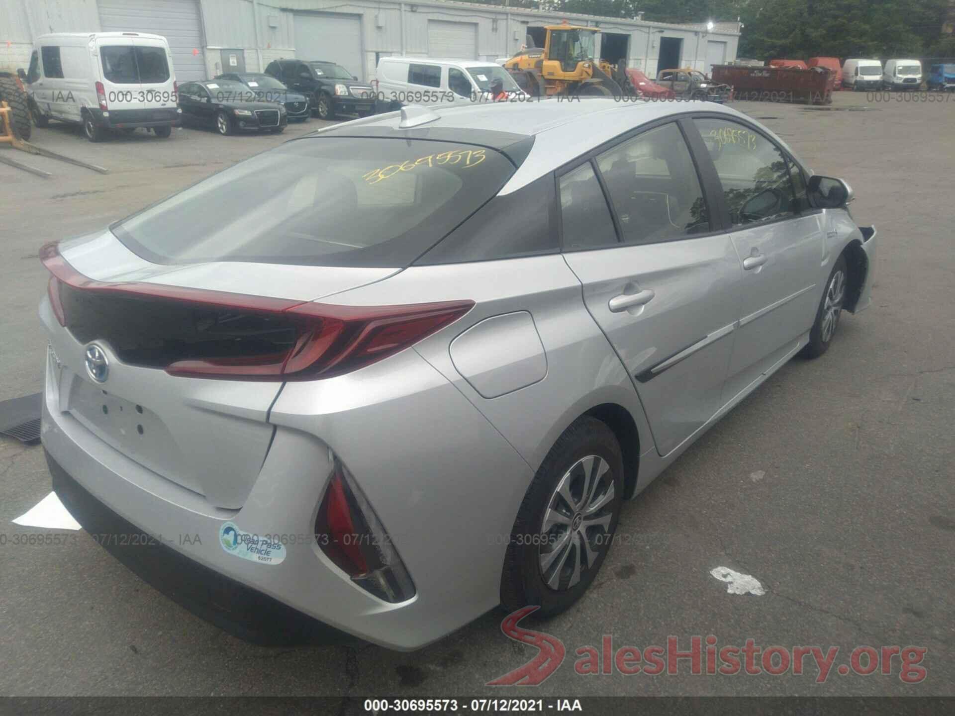 JTDKAMFPXM3181873 2021 TOYOTA PRIUS PRIME