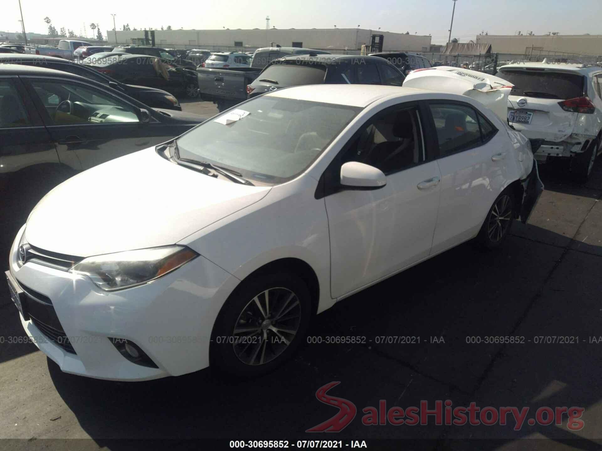 5YFBURHE8GP548345 2016 TOYOTA COROLLA