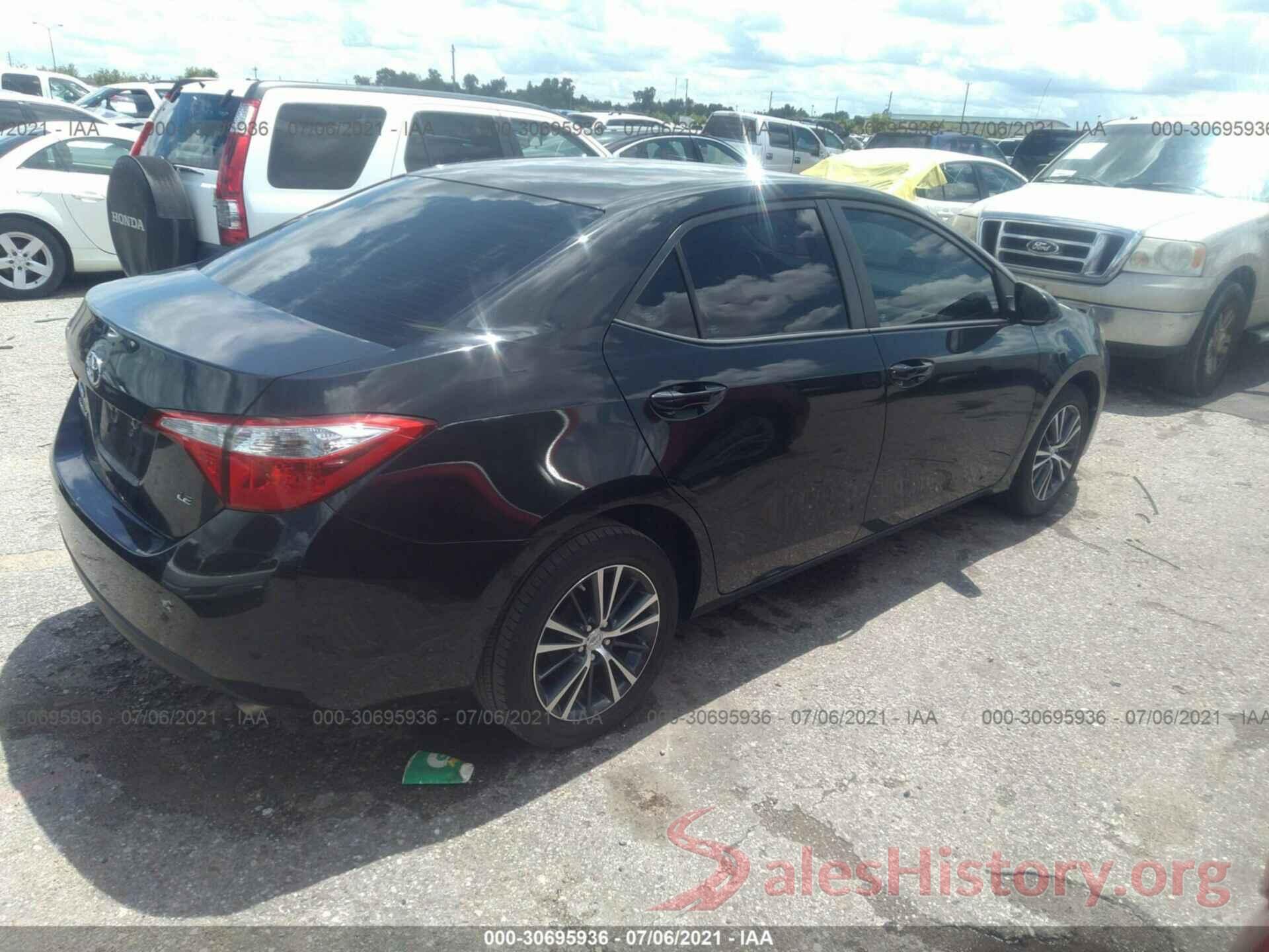 5YFBURHE7GP557621 2016 TOYOTA COROLLA