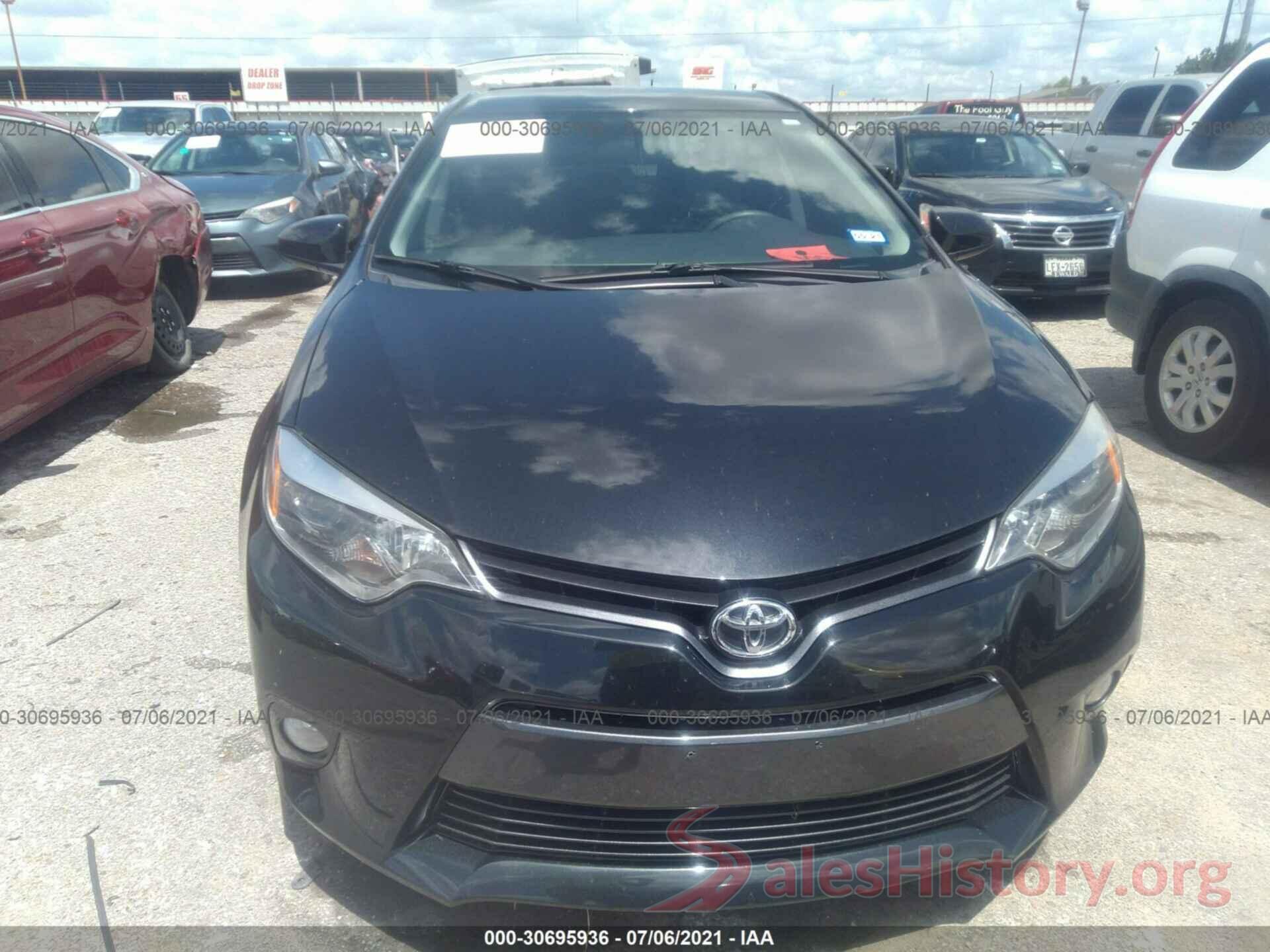 5YFBURHE7GP557621 2016 TOYOTA COROLLA