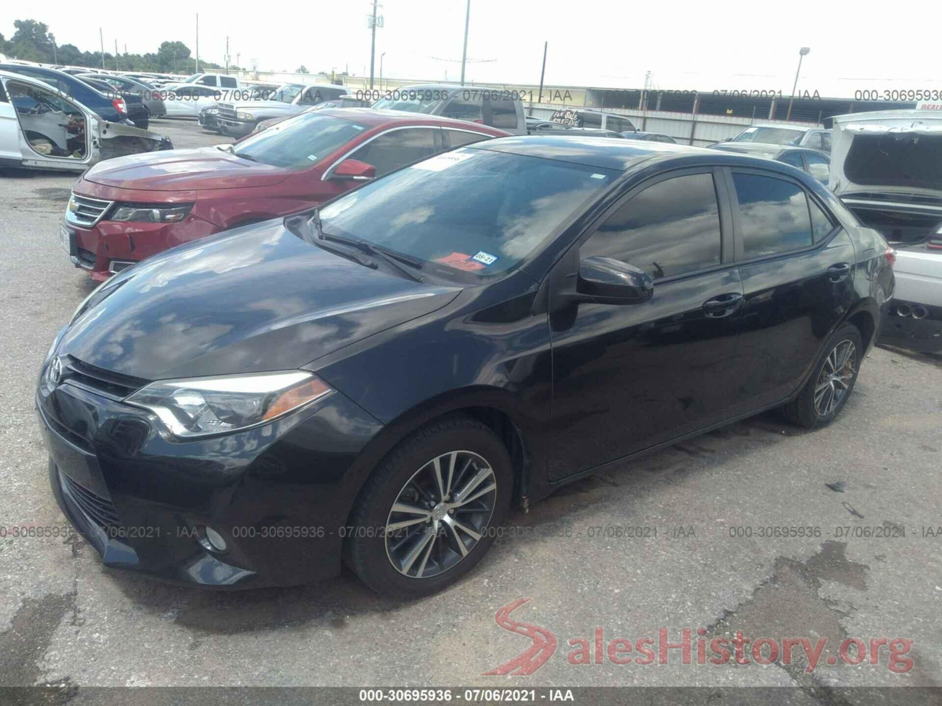 5YFBURHE7GP557621 2016 TOYOTA COROLLA