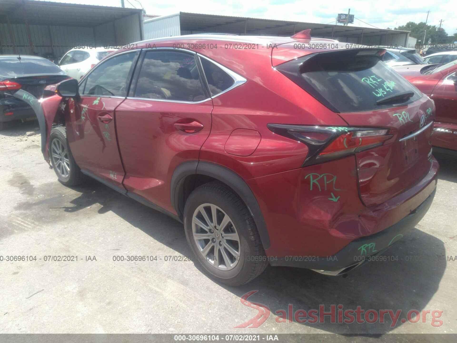 JTJYARBZ6H2065304 2017 LEXUS NX