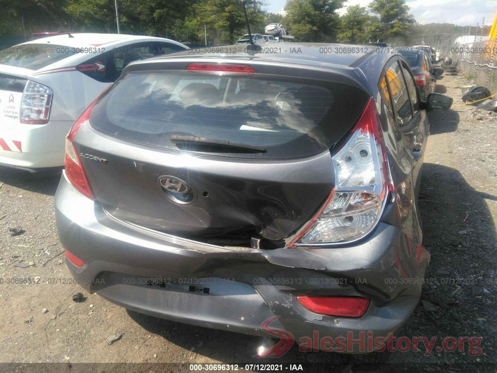 KMHCT5AE5HU320314 2017 HYUNDAI ACCENT