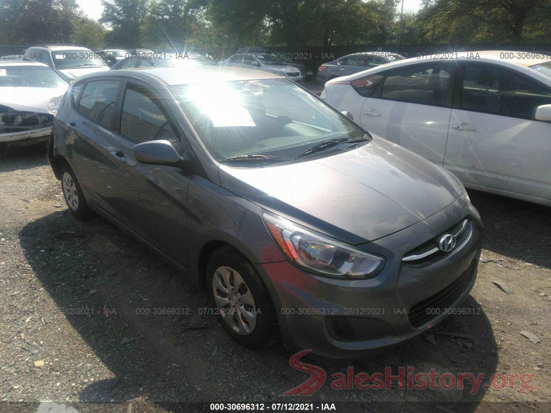 KMHCT5AE5HU320314 2017 HYUNDAI ACCENT