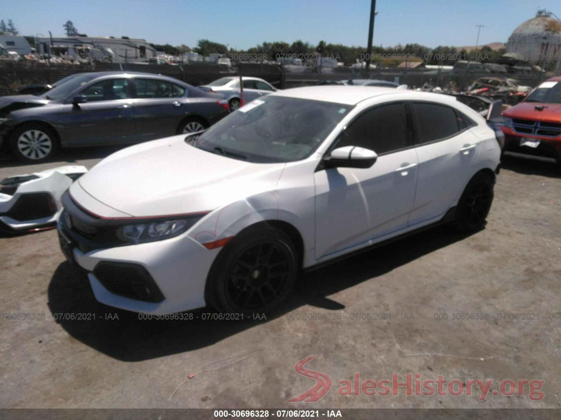 SHHFK7H42HU422884 2017 HONDA CIVIC HATCHBACK