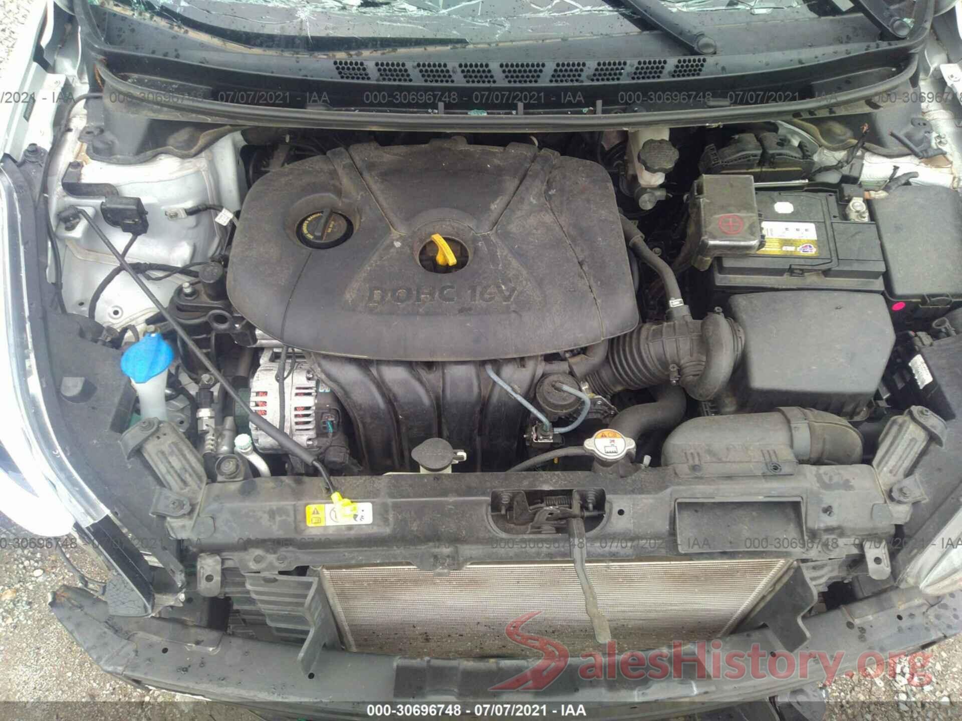 5NPDH4AE9GH767418 2016 HYUNDAI ELANTRA