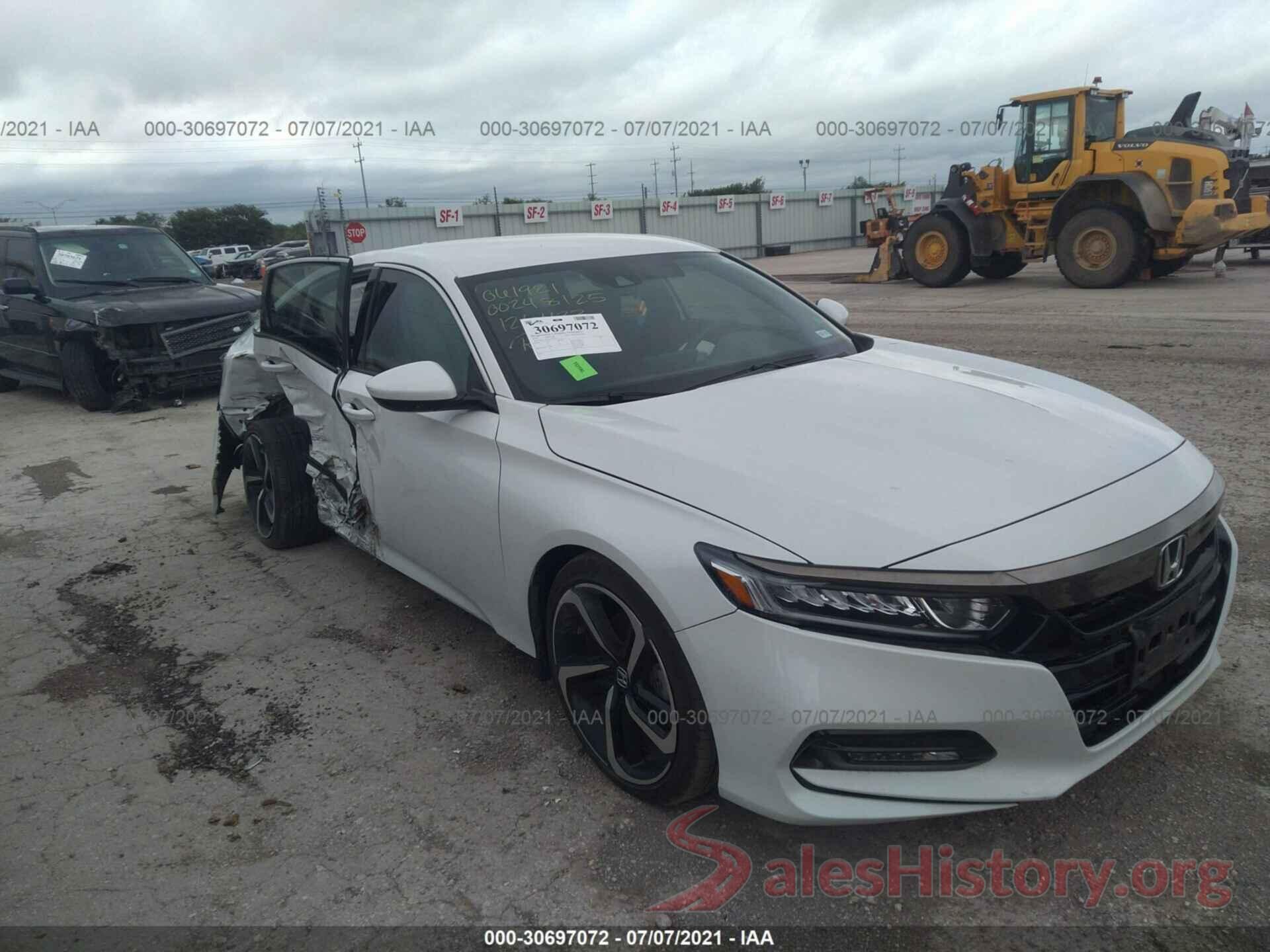 1HGCV1F36KA126433 2019 HONDA ACCORD SEDAN