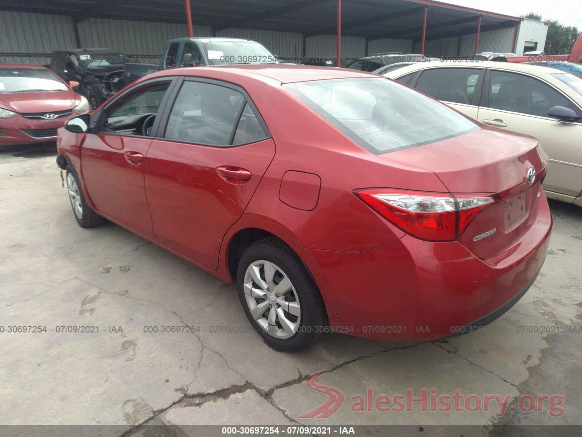 5YFBURHE4GP486734 2016 TOYOTA COROLLA