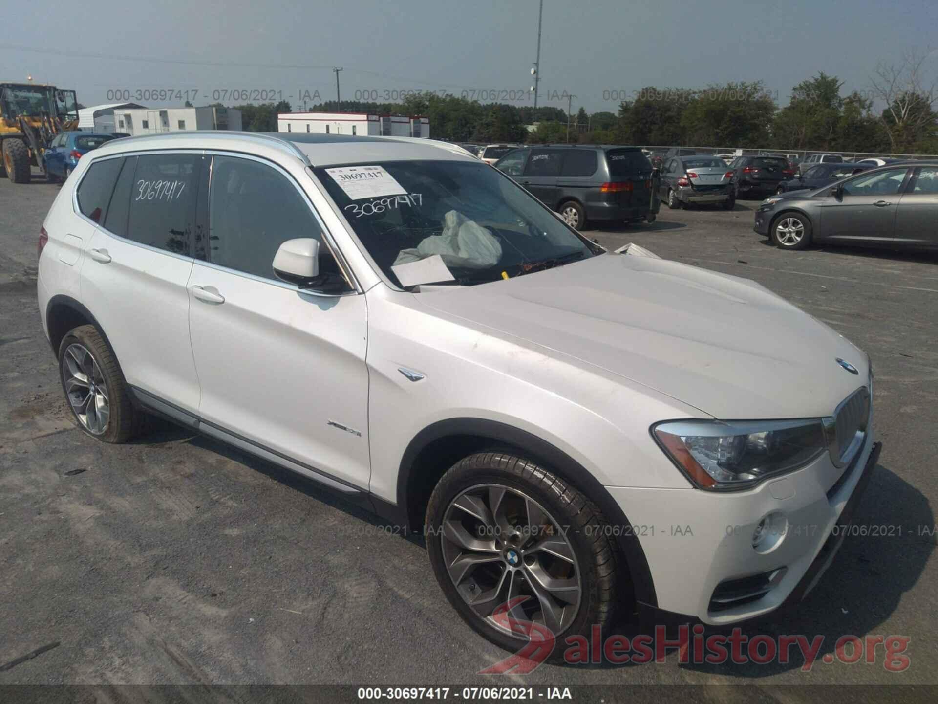 5UXWX7C5XH0U42591 2017 BMW X3